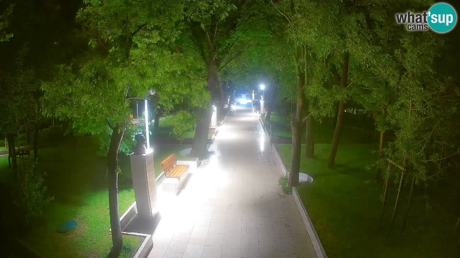 Writers’ Park Webcam Senj – Live by the Sea
