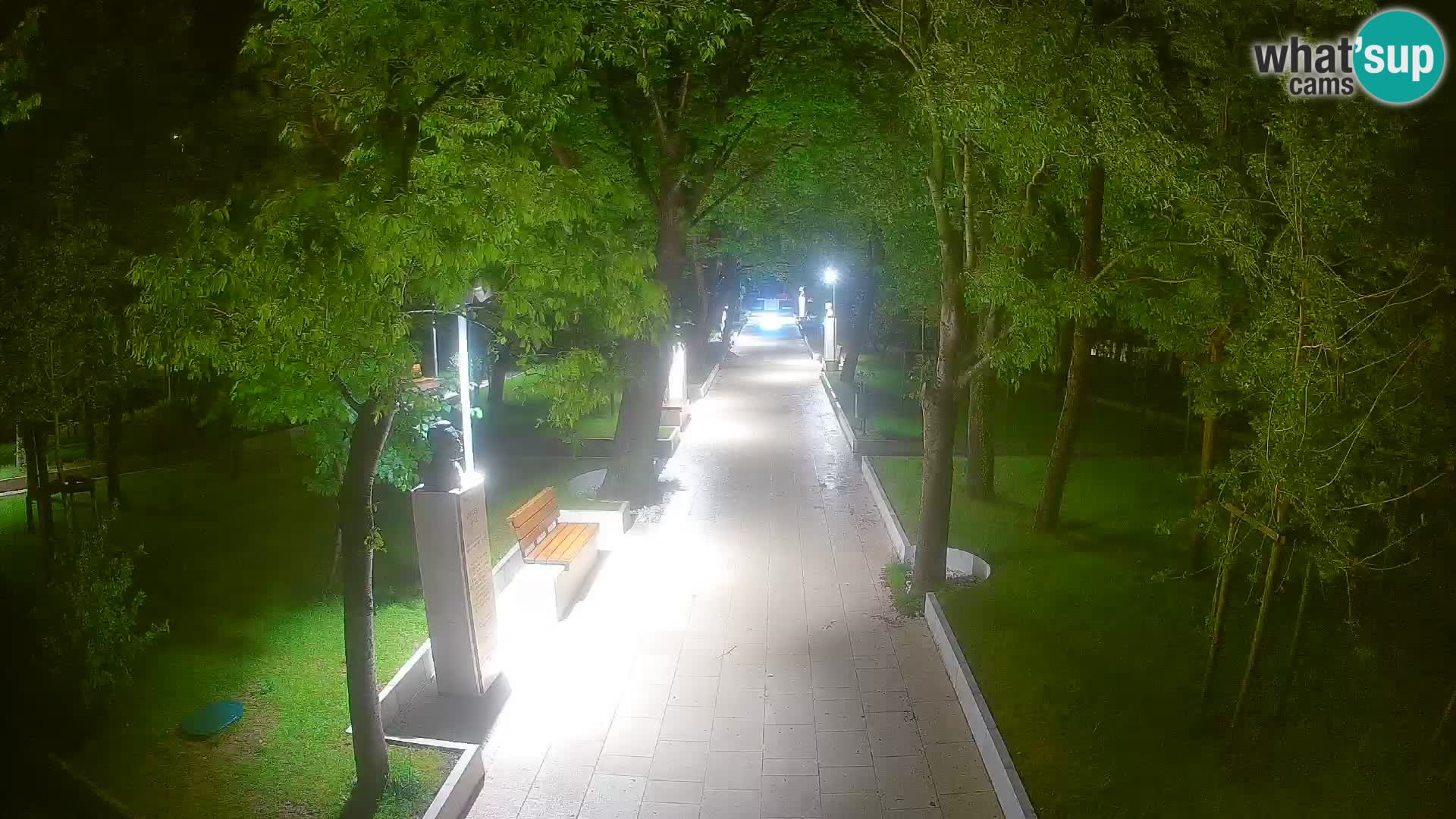 Writers’ Park Webcam Senj – Live by the Sea