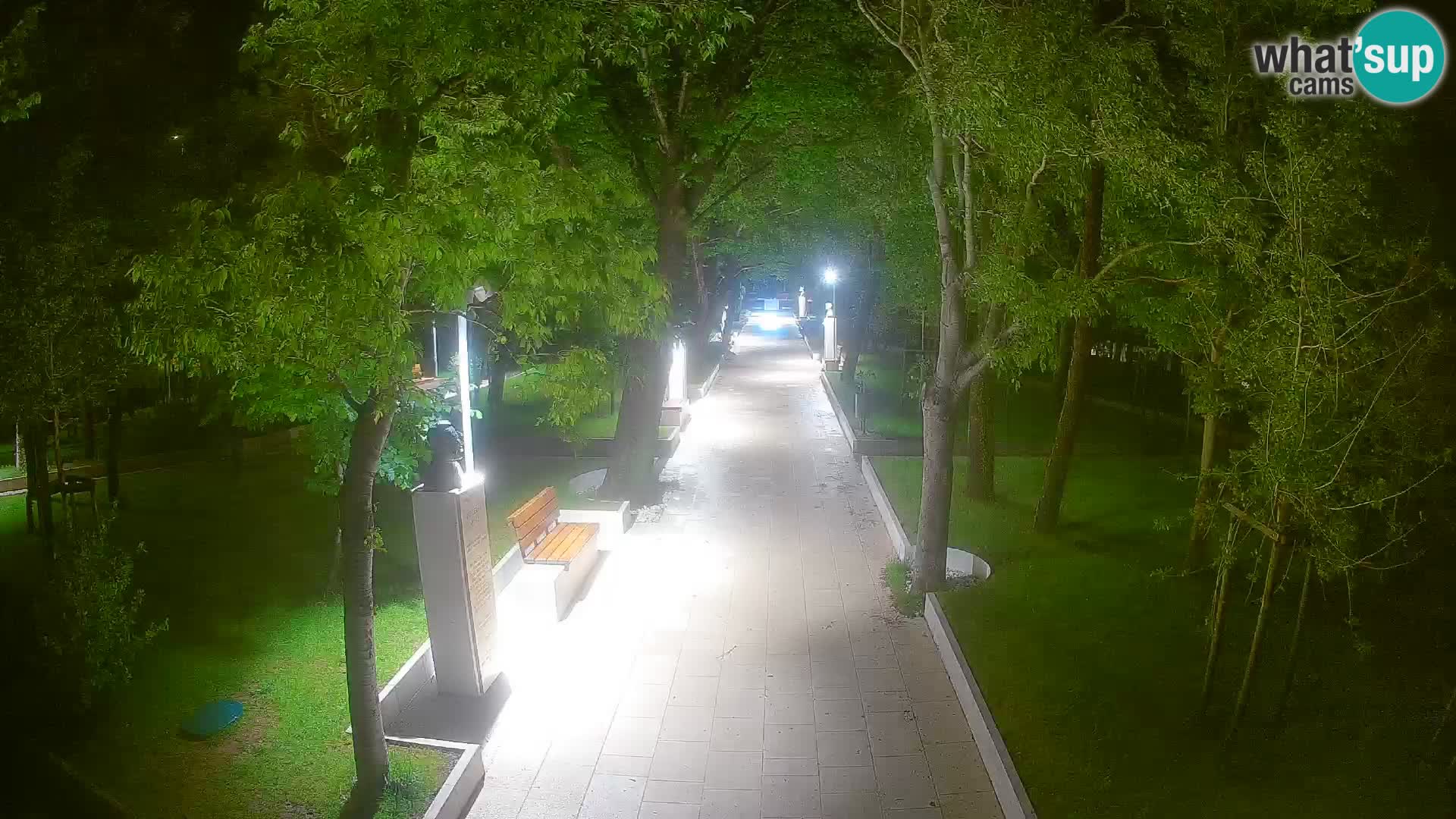 Writers’ Park Webcam Senj – Live by the Sea