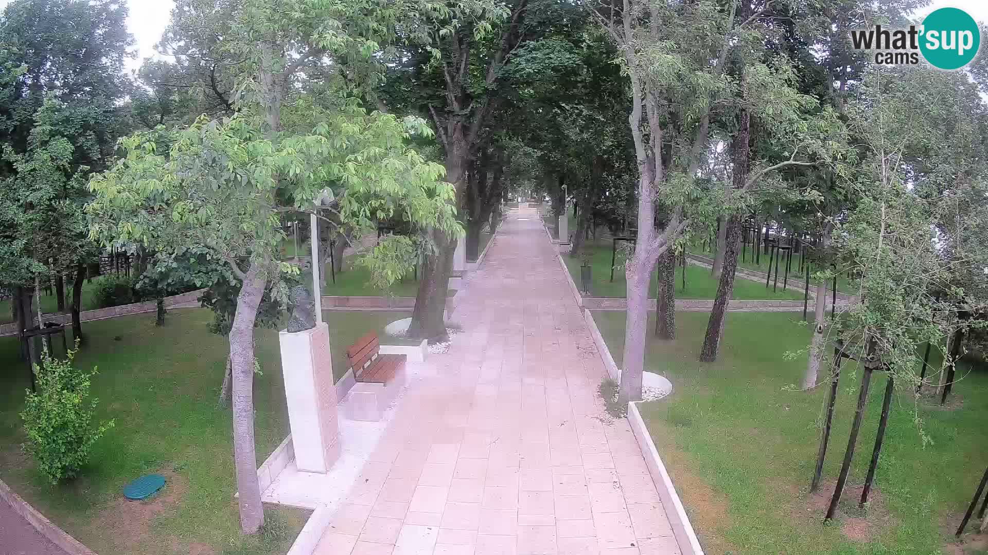 Writers’ Park Webcam Senj – Live by the Sea