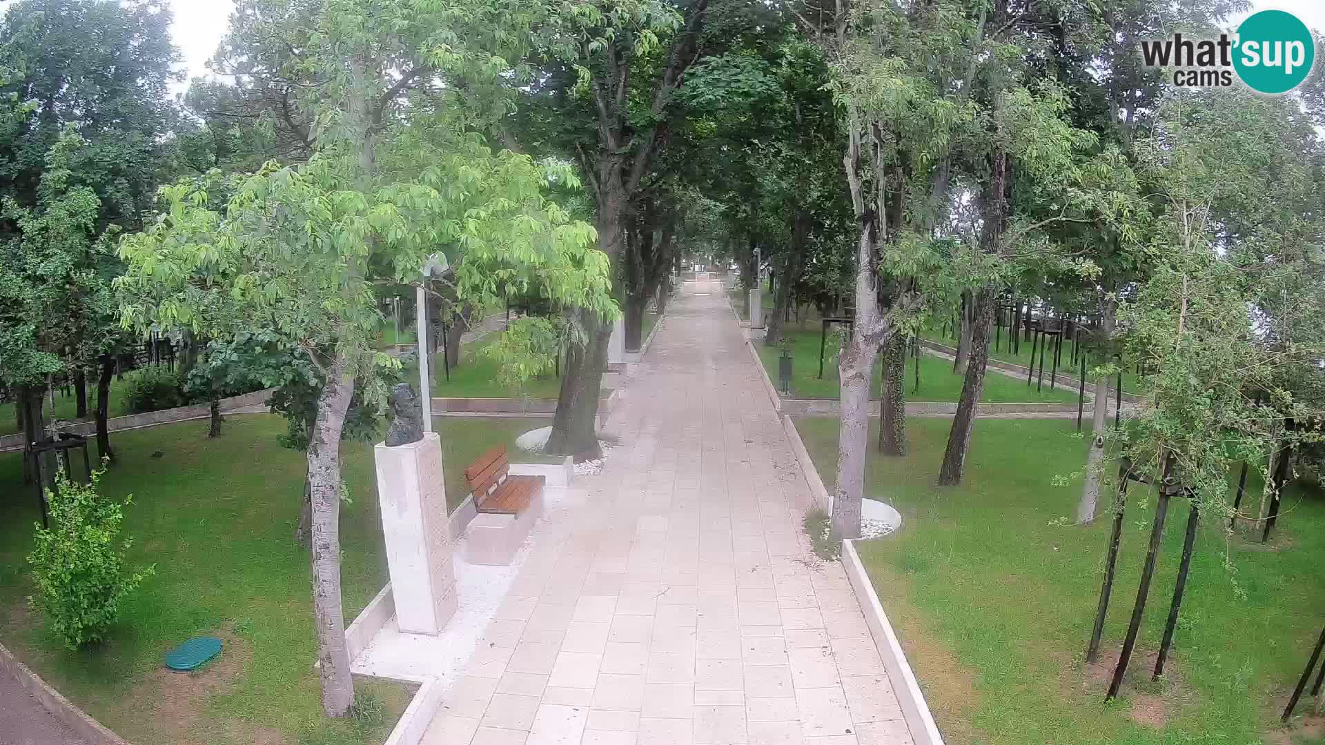 Writers’ Park Webcam Senj – Live by the Sea