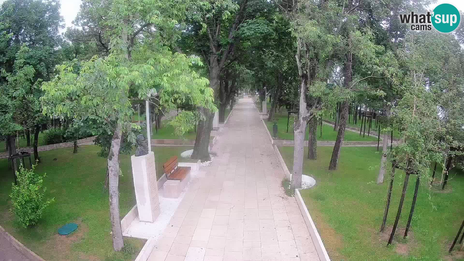 Writers’ Park Webcam Senj – Live by the Sea