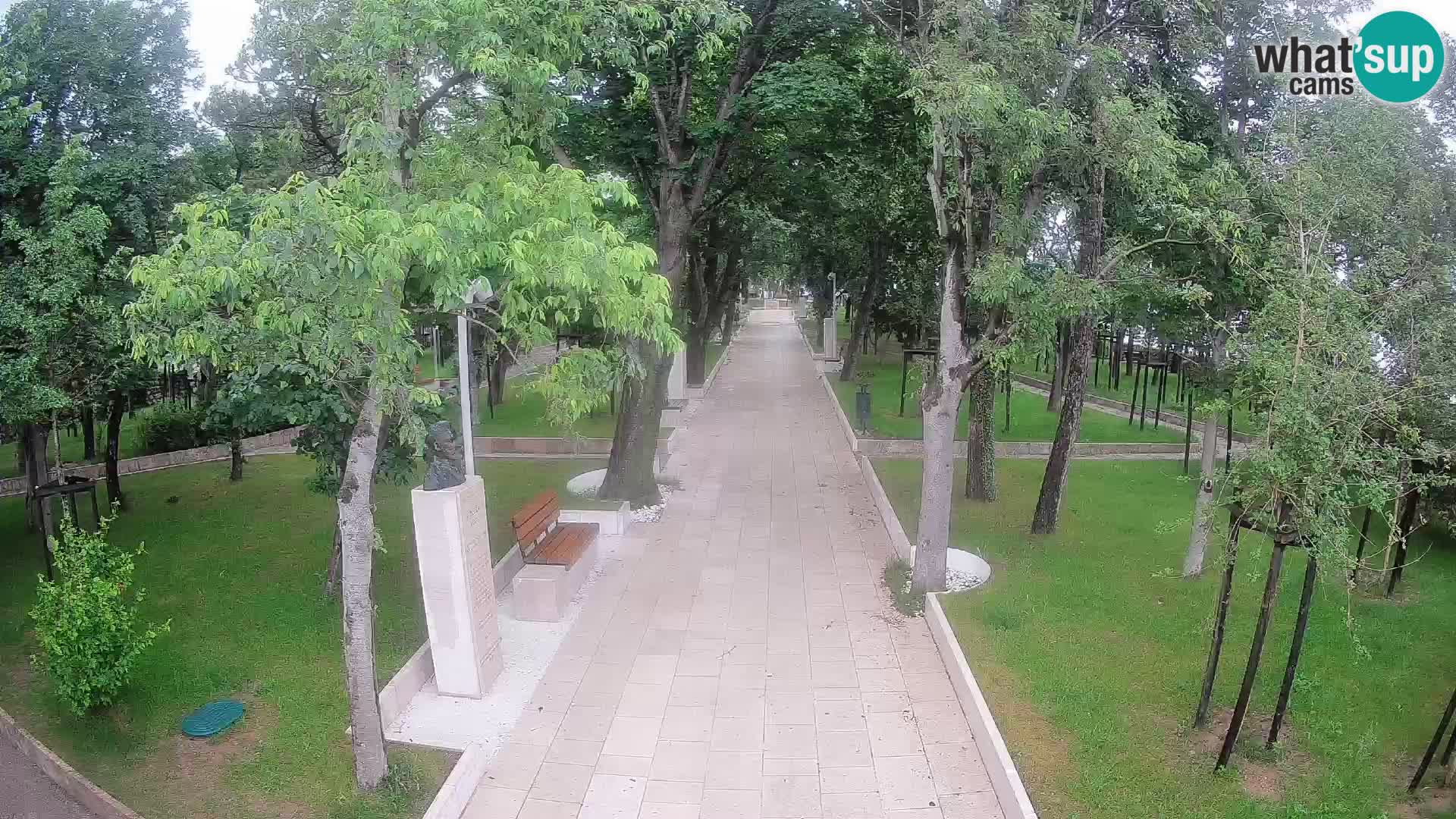 Writers’ Park Webcam Senj – Live by the Sea