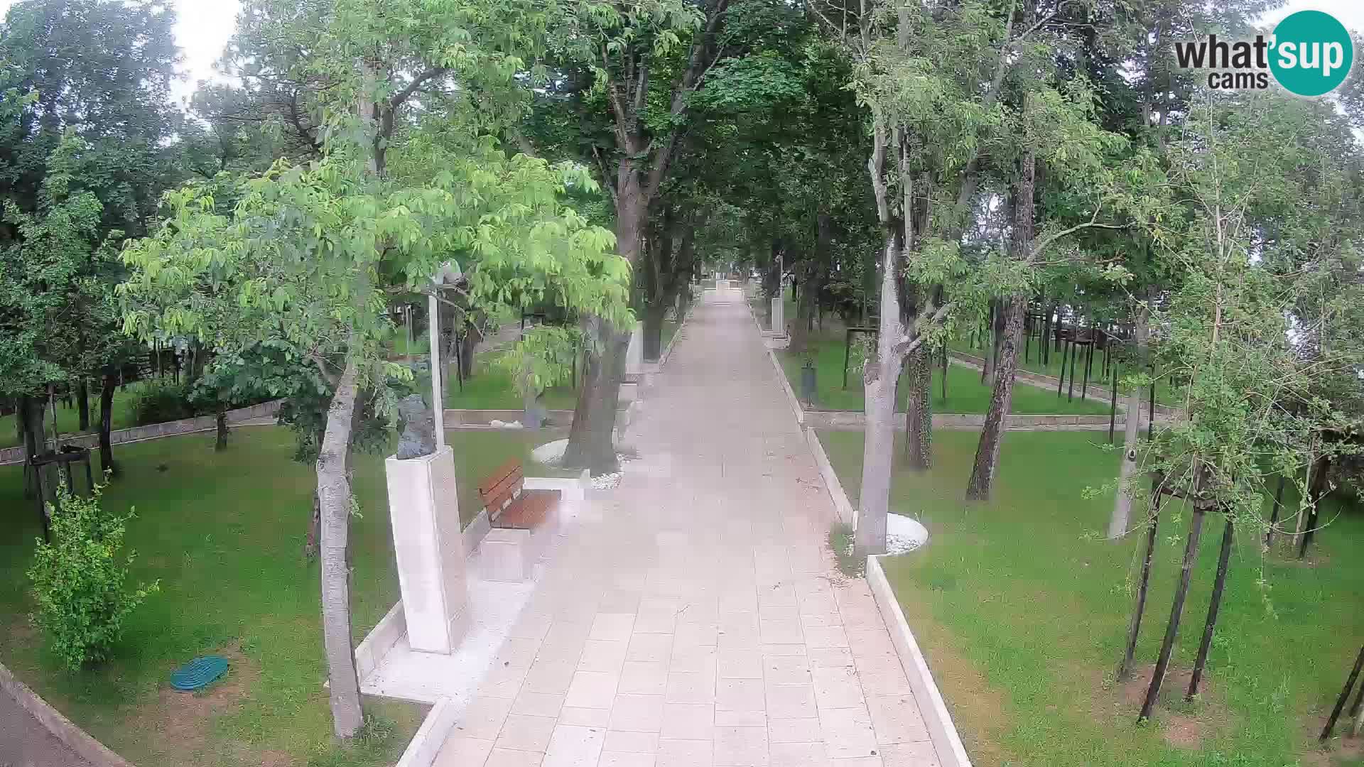 Writers’ Park Webcam Senj – Live by the Sea