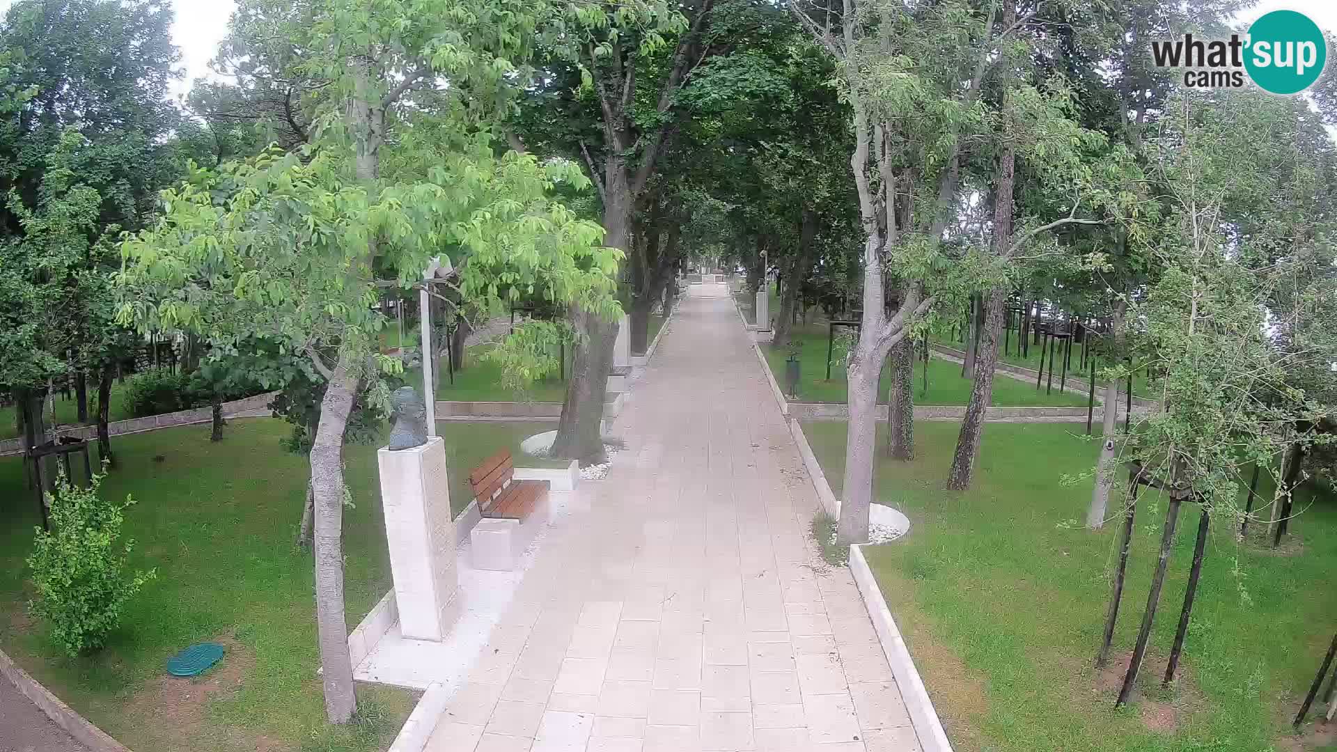 Writers’ Park Webcam Senj – Live by the Sea