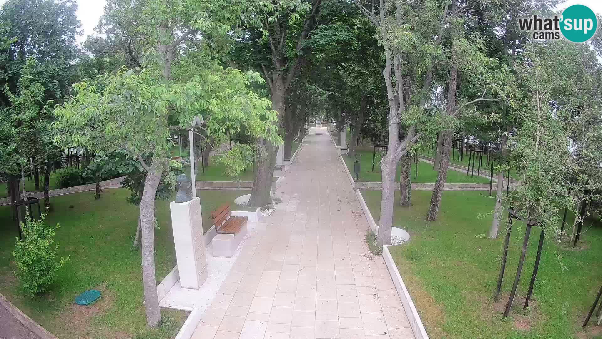 Writers’ Park Webcam Senj – Live by the Sea