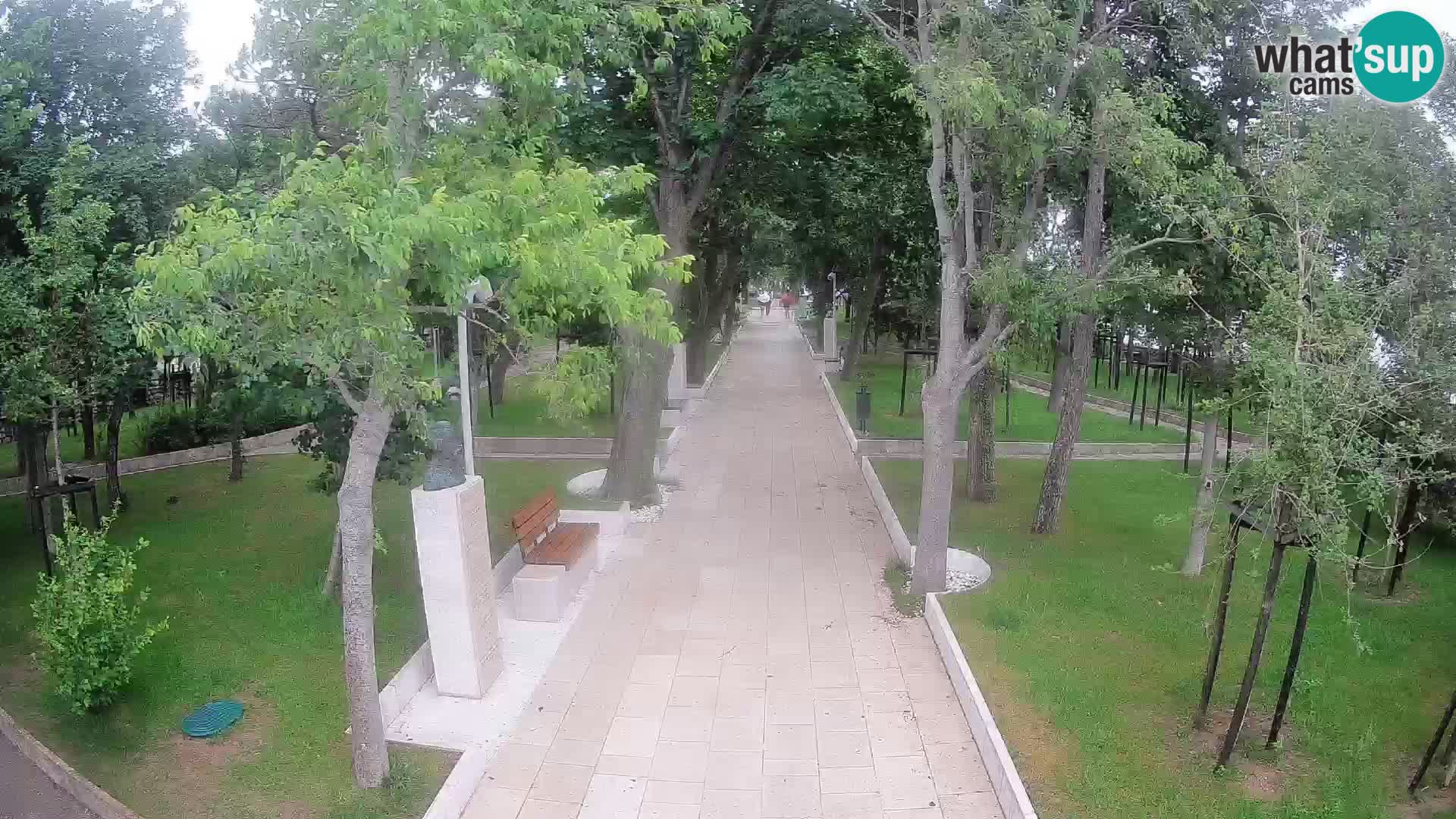 Writers’ Park Webcam Senj – Live by the Sea