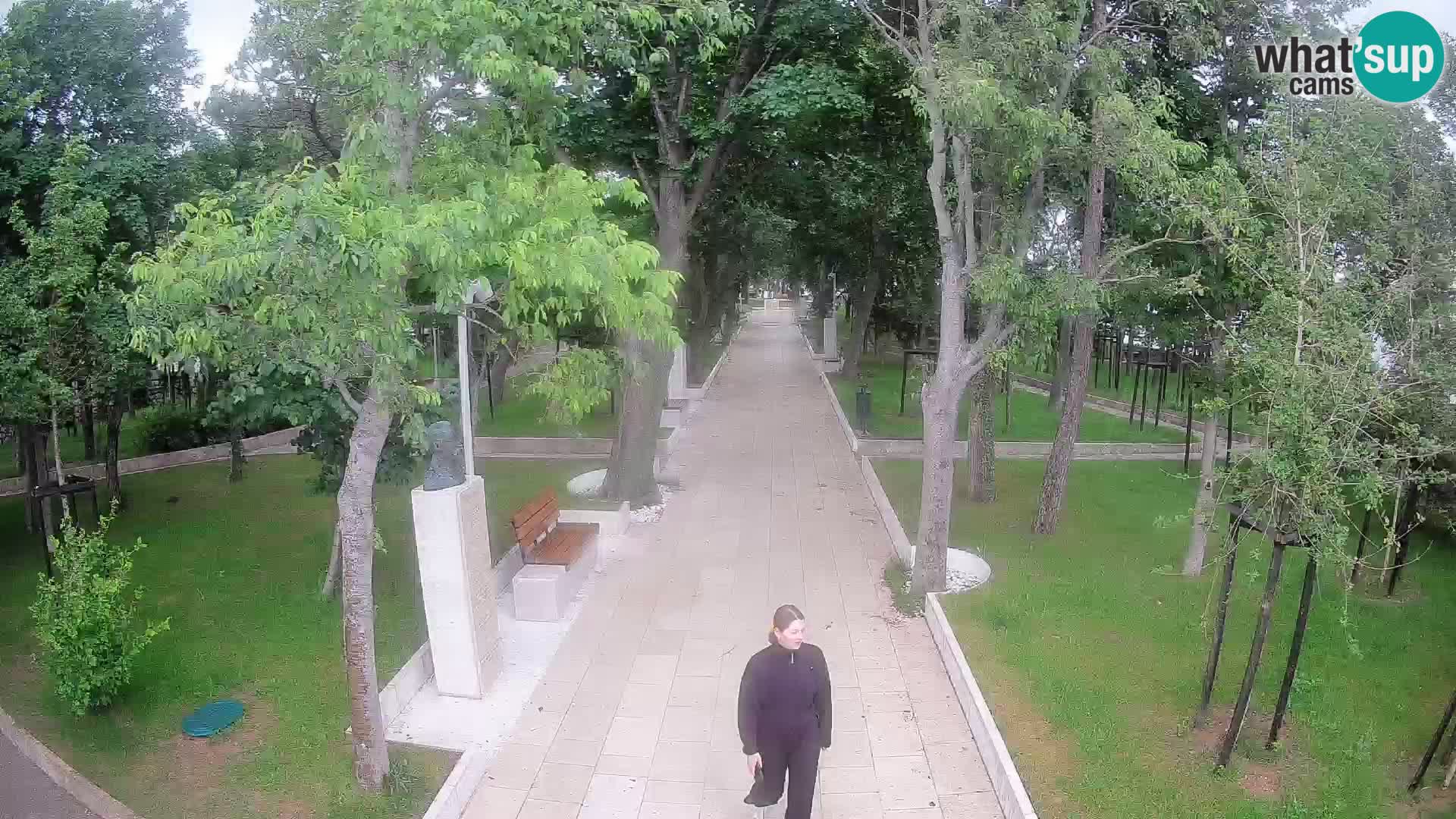 Webcam Schriftstellerpark Senj – Live am Meer