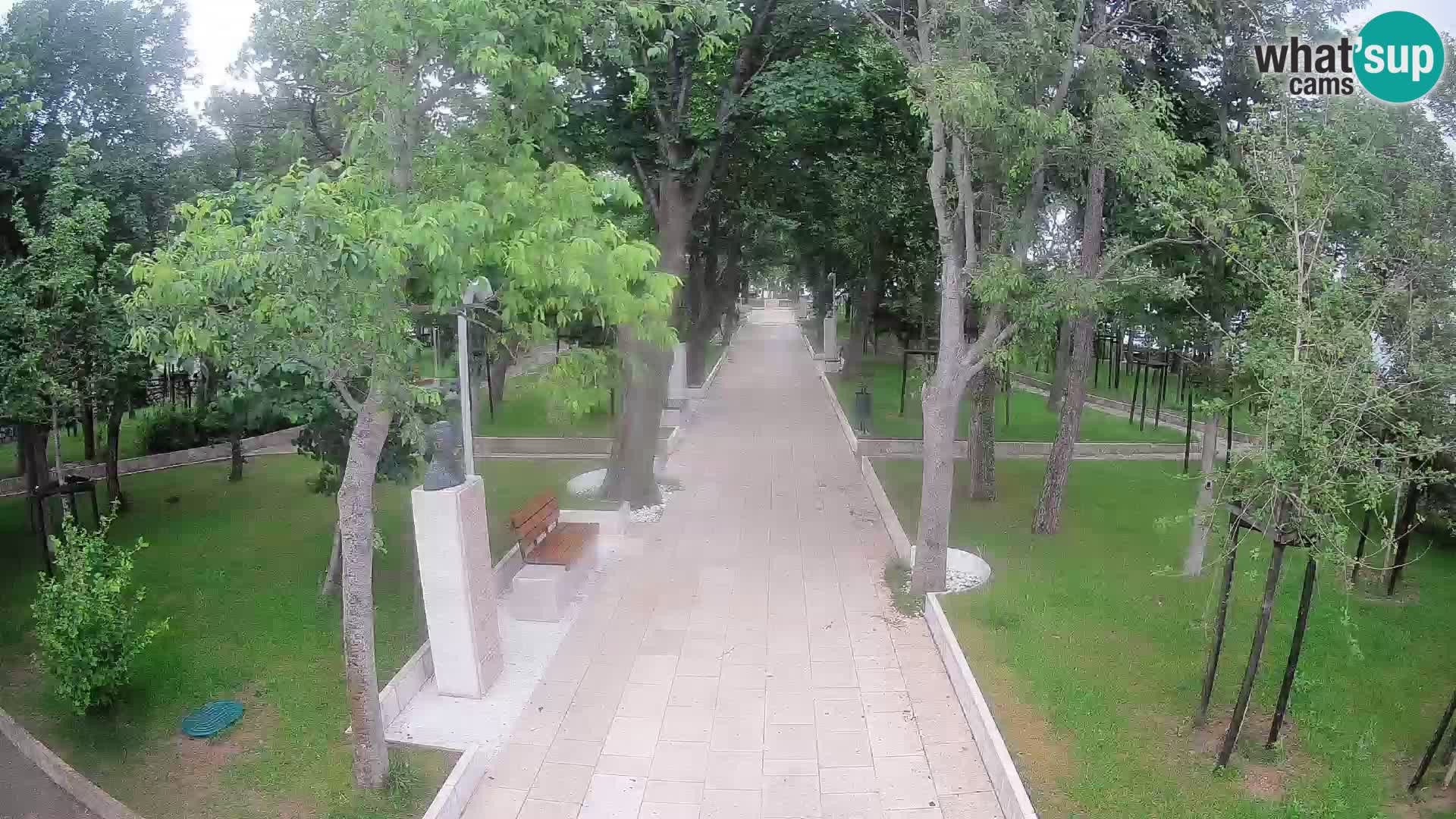 Writers’ Park Webcam Senj – Live by the Sea
