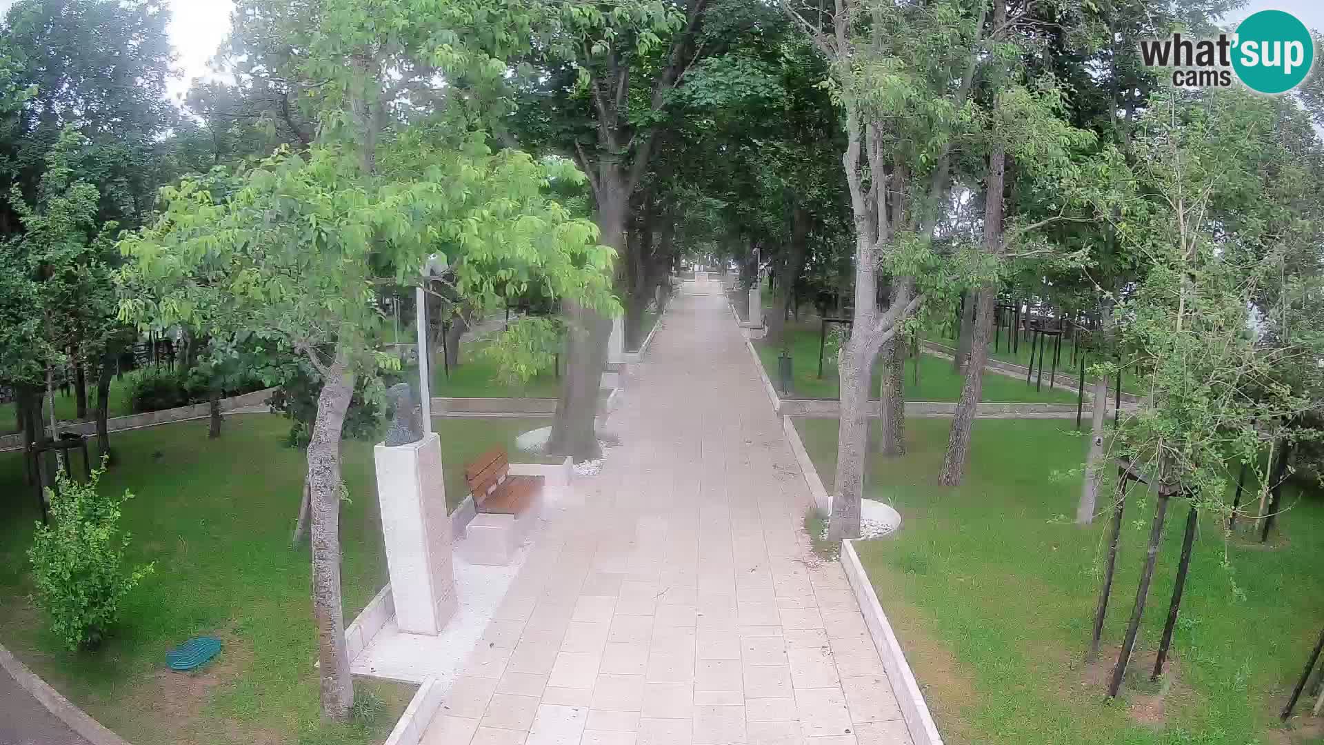 Writers’ Park Webcam Senj – Live by the Sea