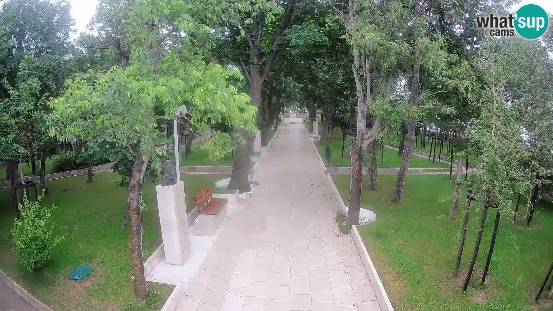 Writers’ Park Webcam Senj – Live by the Sea