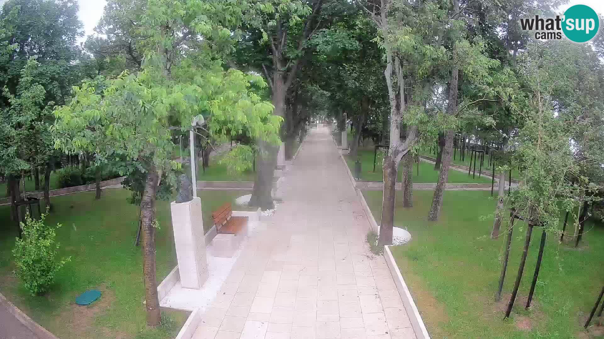 Writers’ Park Webcam Senj – Live by the Sea