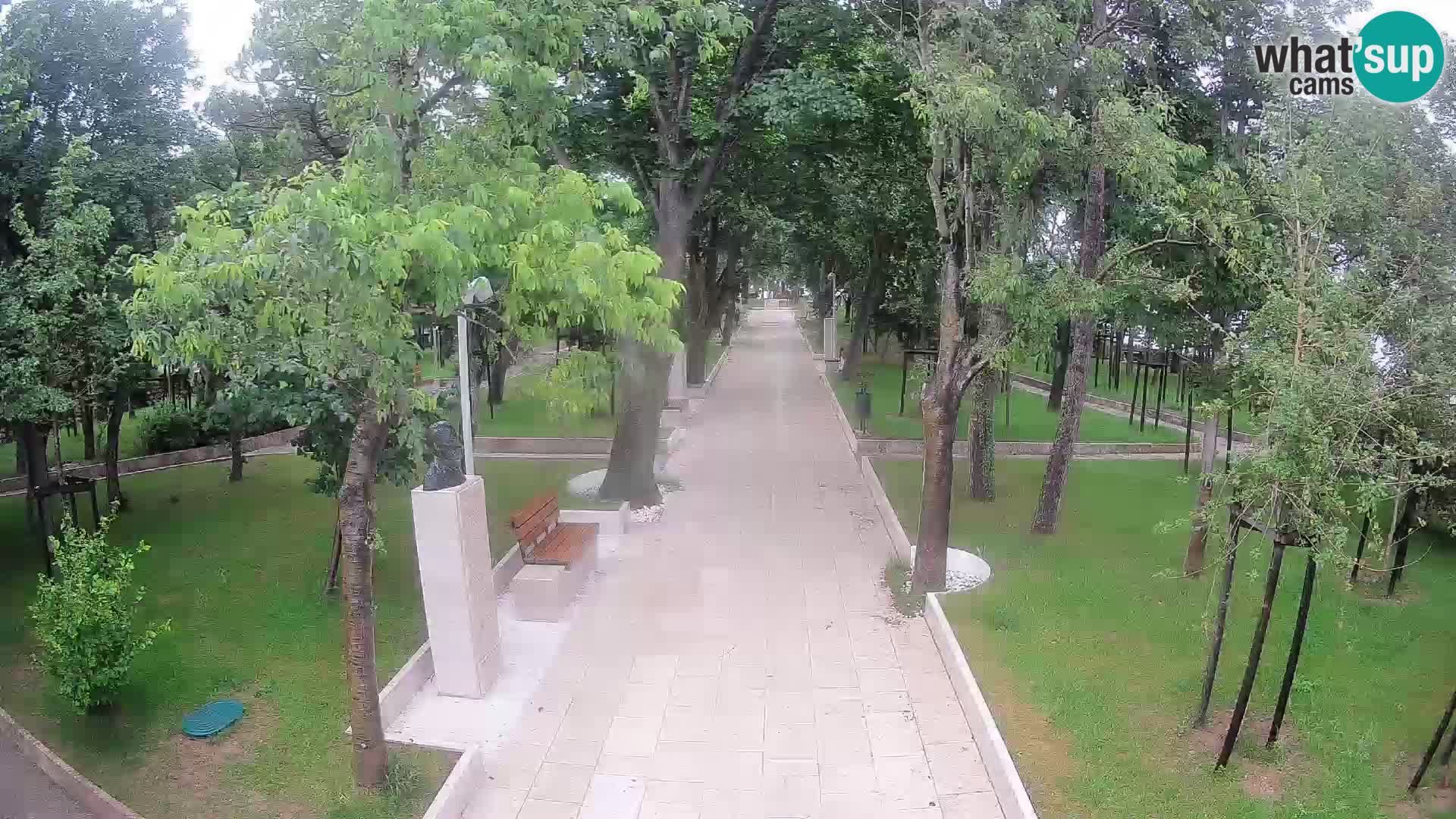 Writers’ Park Webcam Senj – Live by the Sea