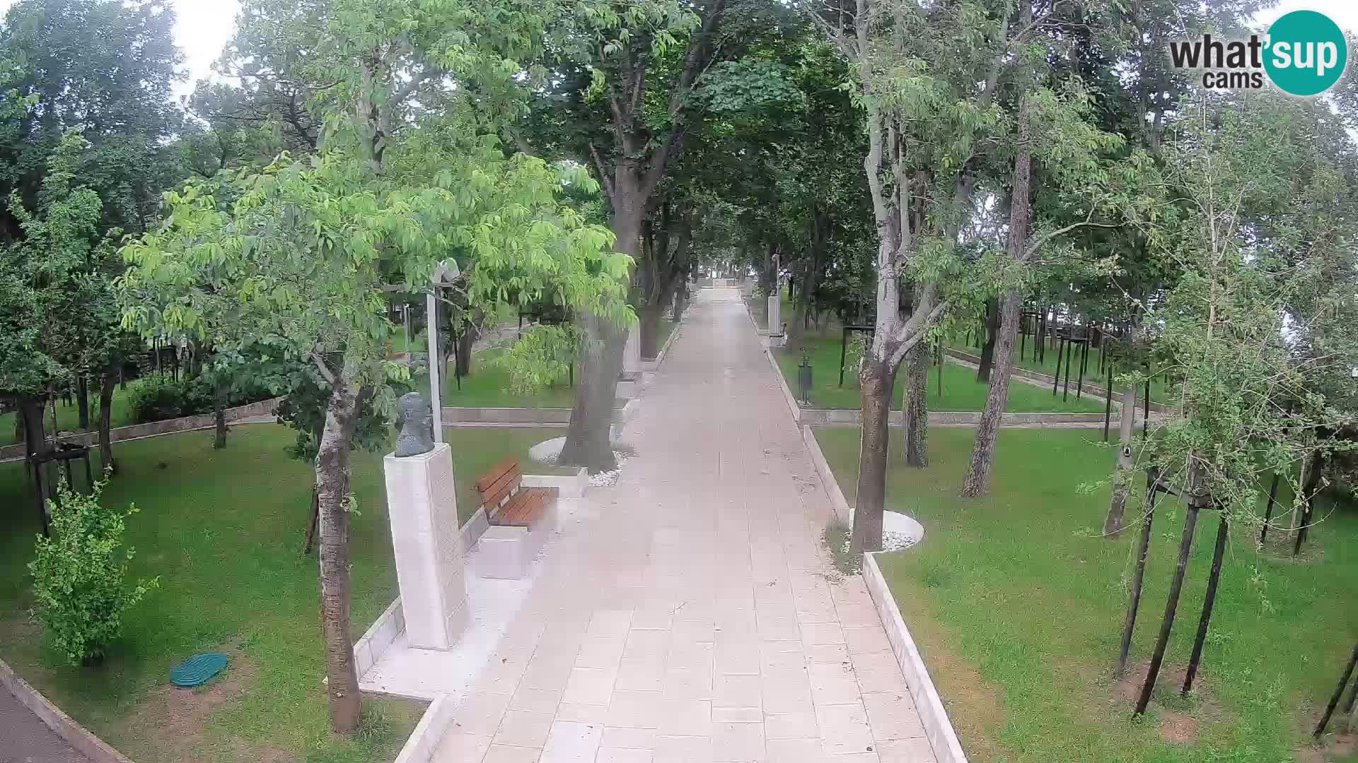 Writers’ Park Webcam Senj – Live by the Sea
