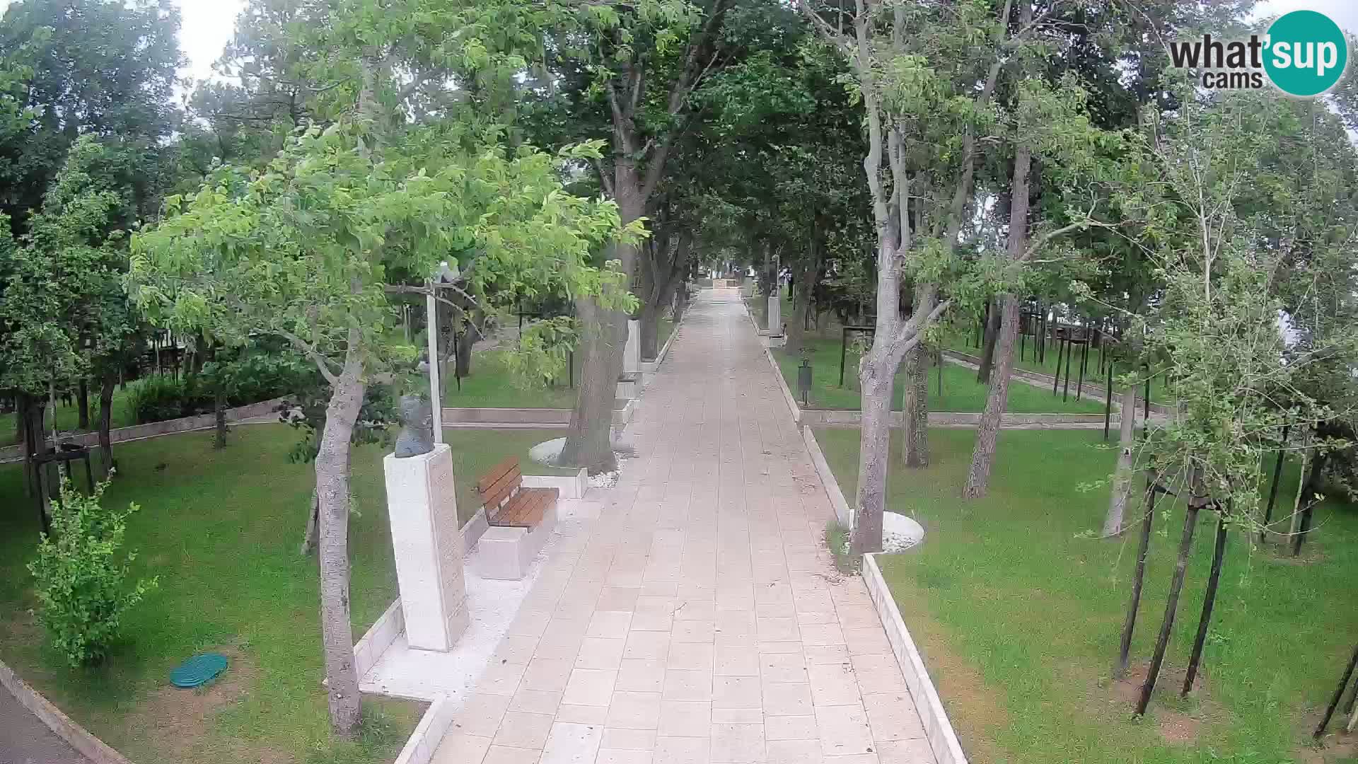 Writers’ Park Webcam Senj – Live by the Sea