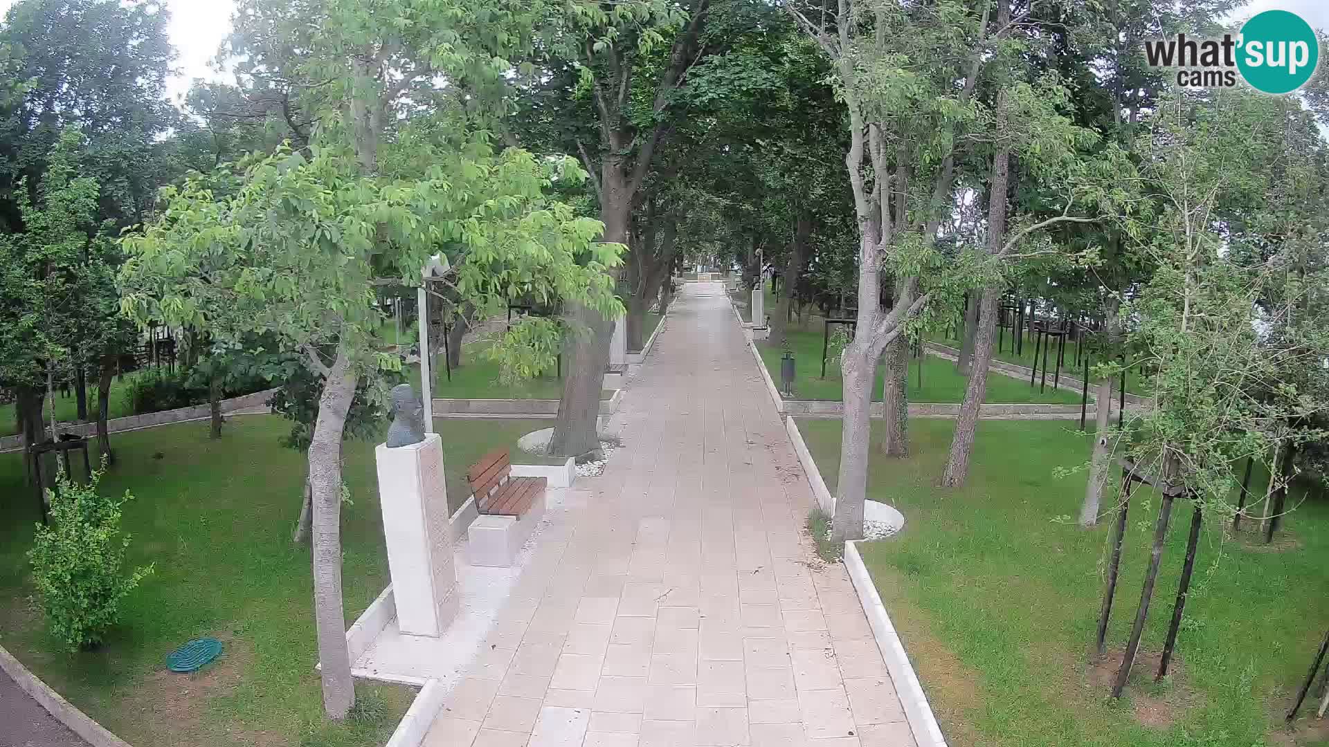 Writers’ Park Webcam Senj – Live by the Sea