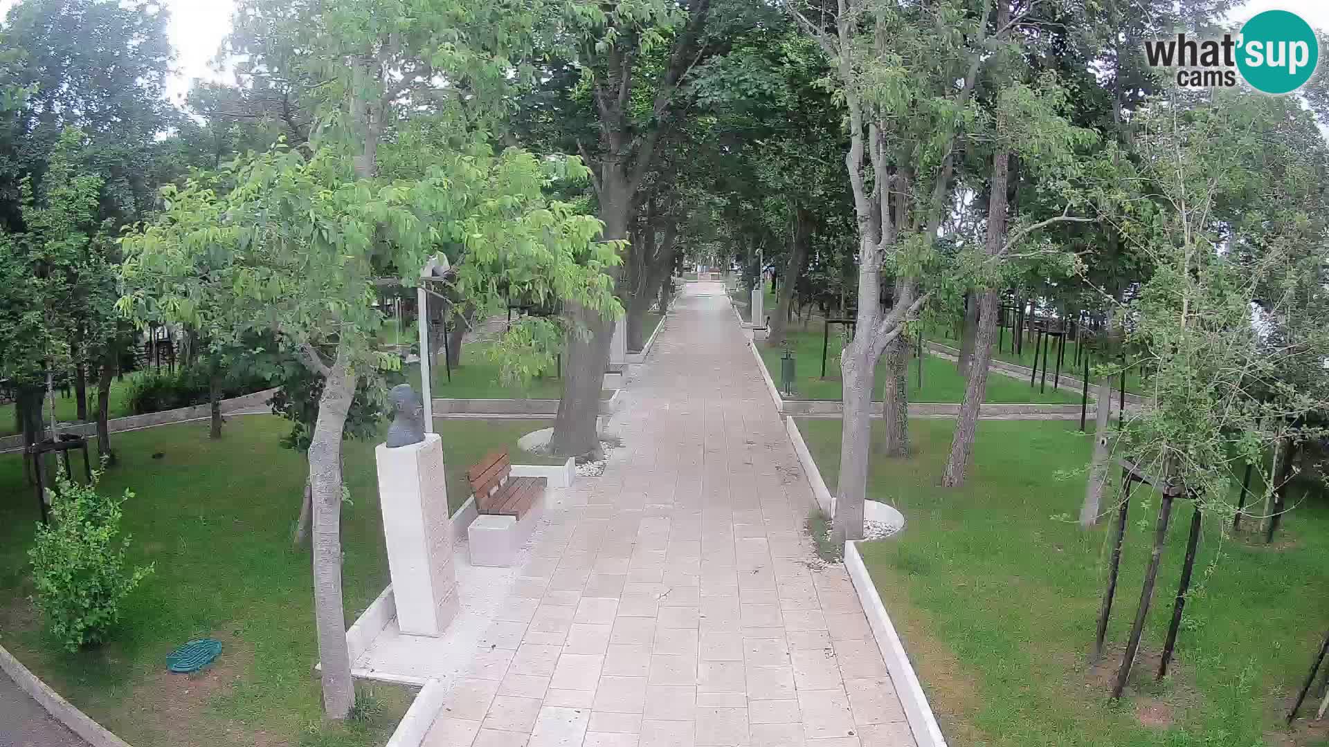 Writers’ Park Webcam Senj – Live by the Sea