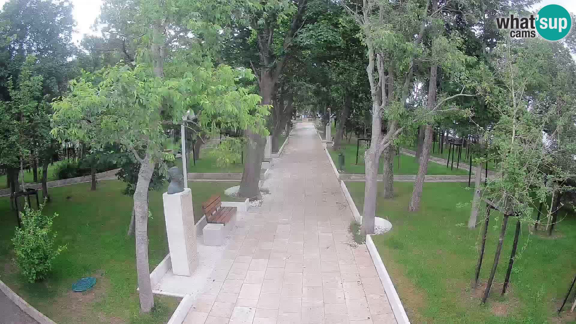 Writers’ Park Webcam Senj – Live by the Sea