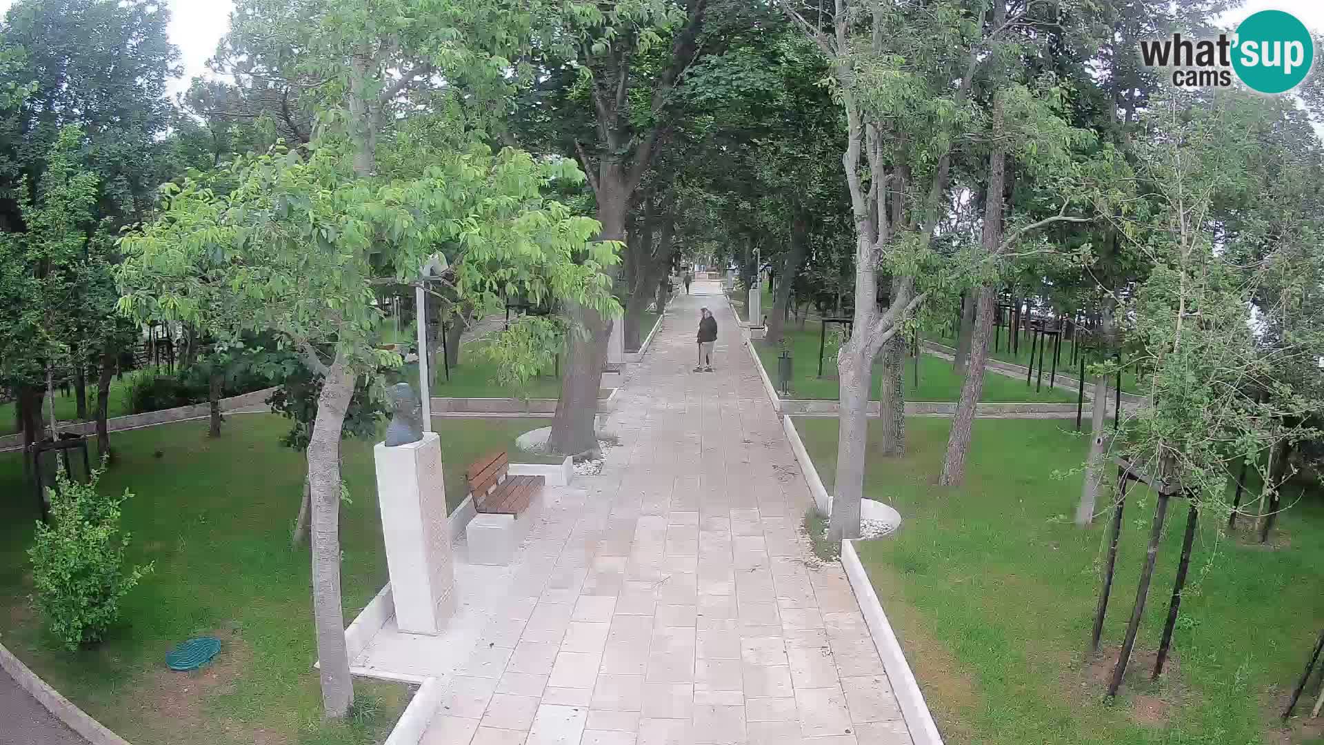 Writers’ Park Webcam Senj – Live by the Sea