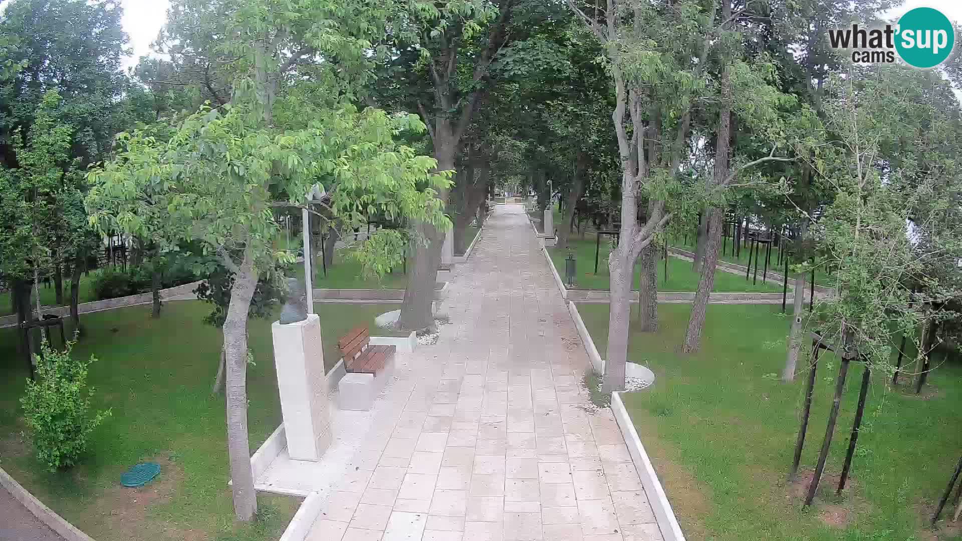Writers’ Park Webcam Senj – Live by the Sea