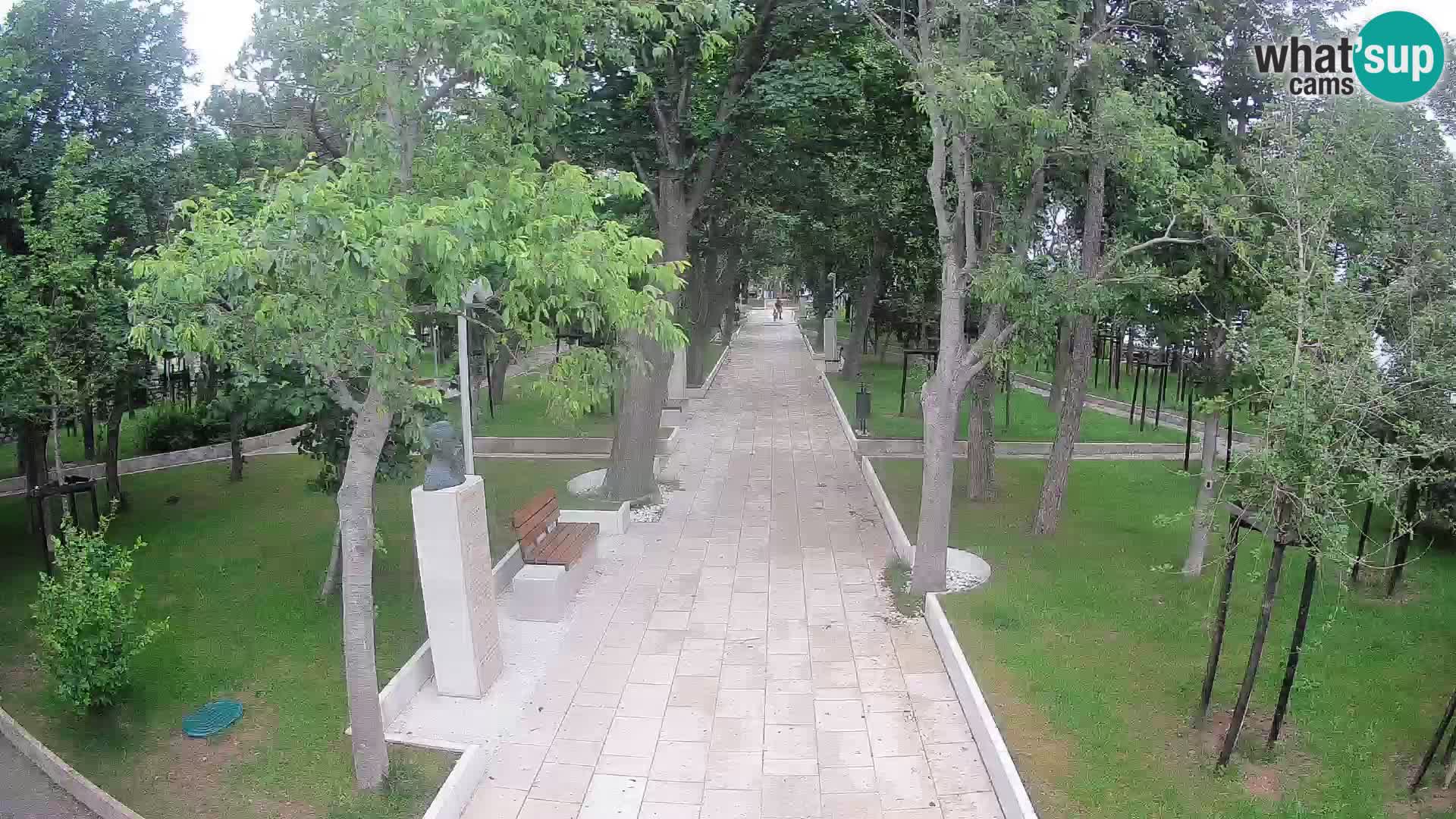 Writers’ Park Webcam Senj – Live by the Sea