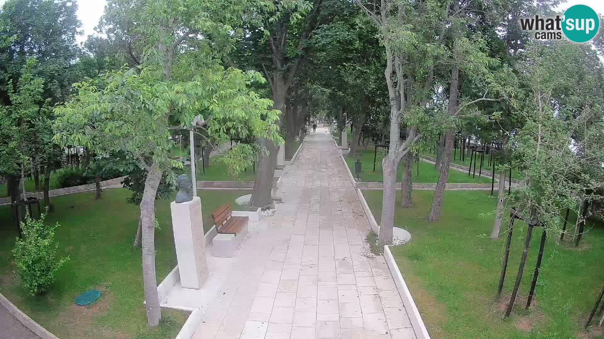 Writers’ Park Webcam Senj – Live by the Sea