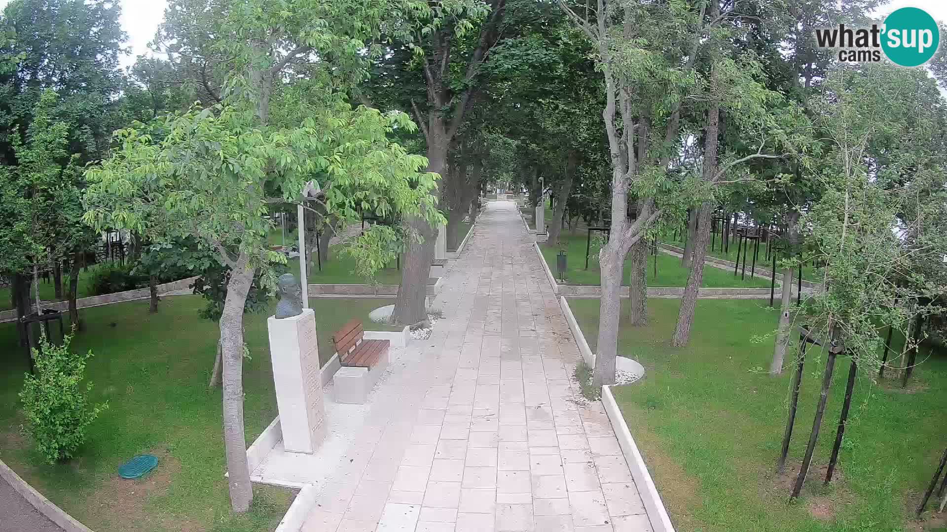 Webcam Schriftstellerpark Senj – Live am Meer