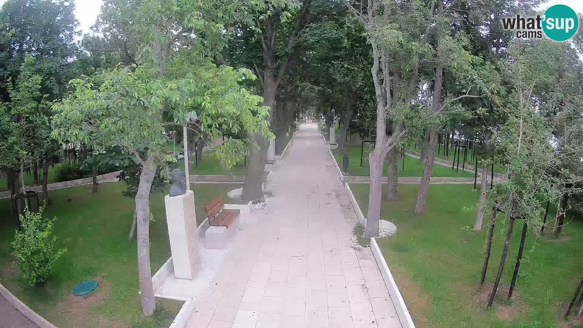 Writers’ Park Webcam Senj – Live by the Sea