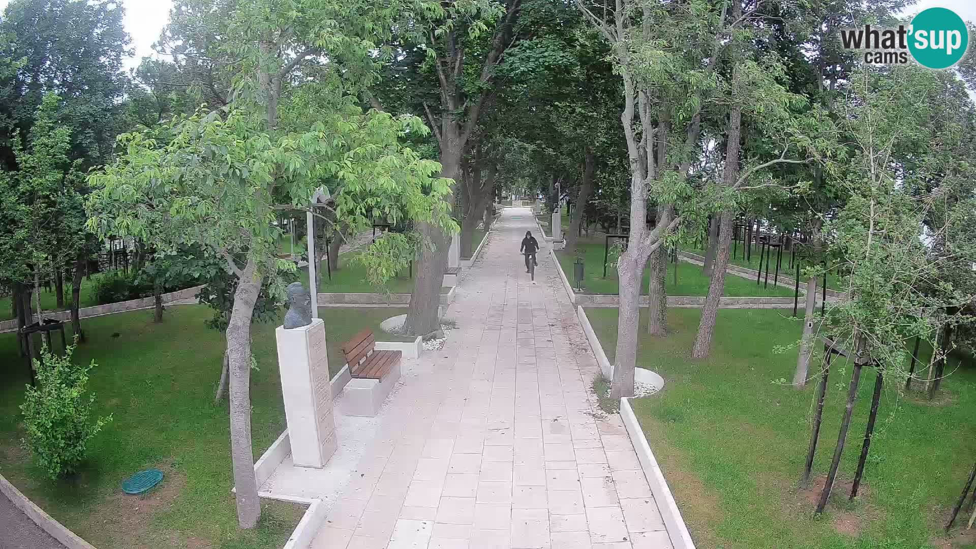 Writers’ Park Webcam Senj – Live by the Sea