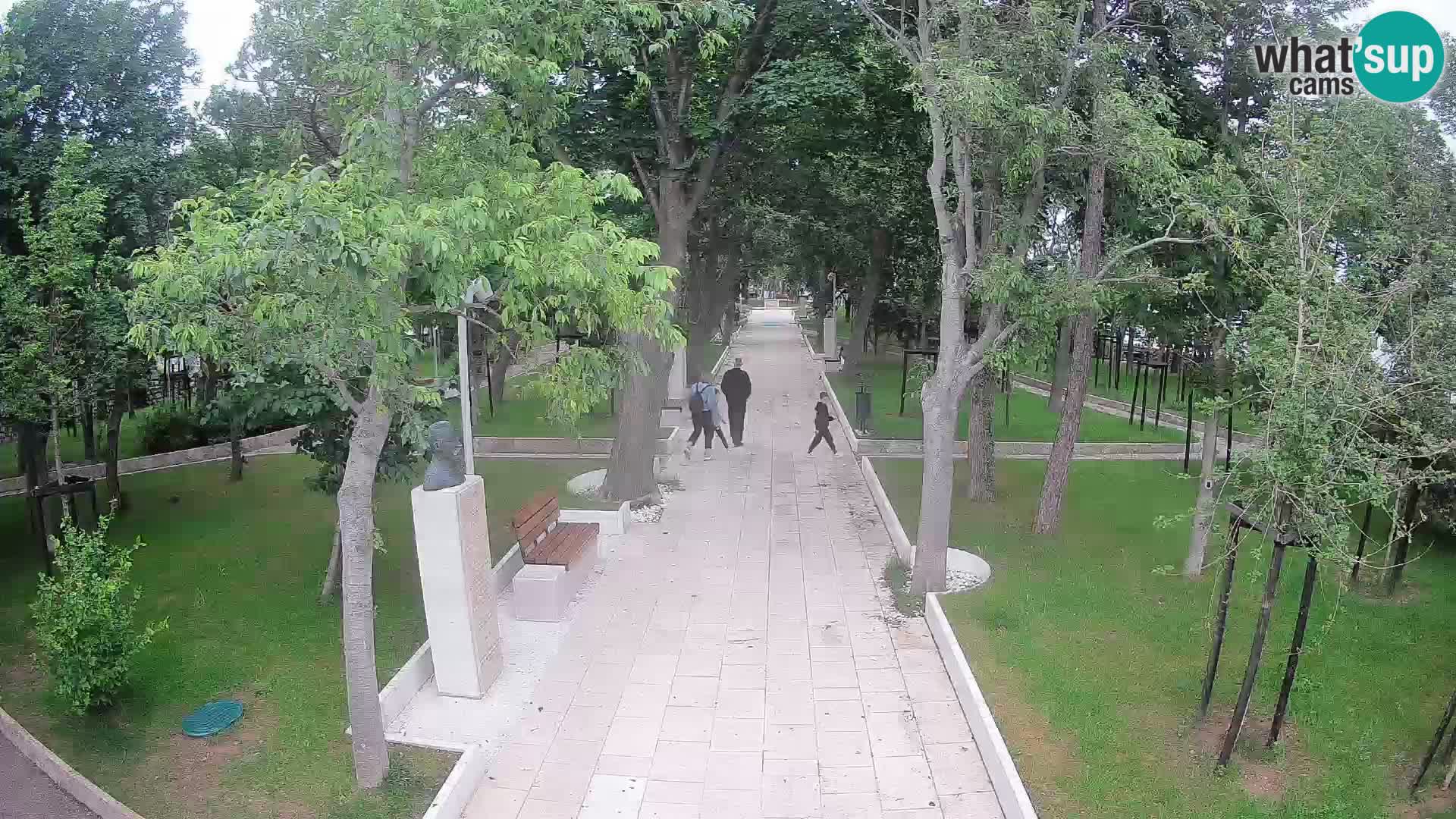 Writers’ Park Webcam Senj – Live by the Sea