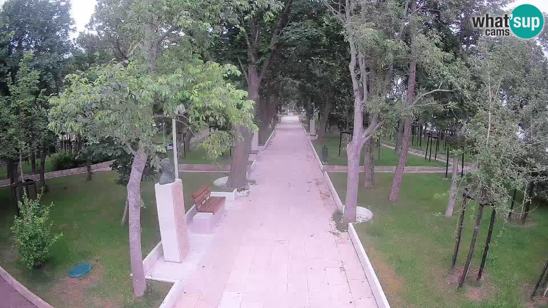 Writers’ Park Webcam Senj – Live by the Sea