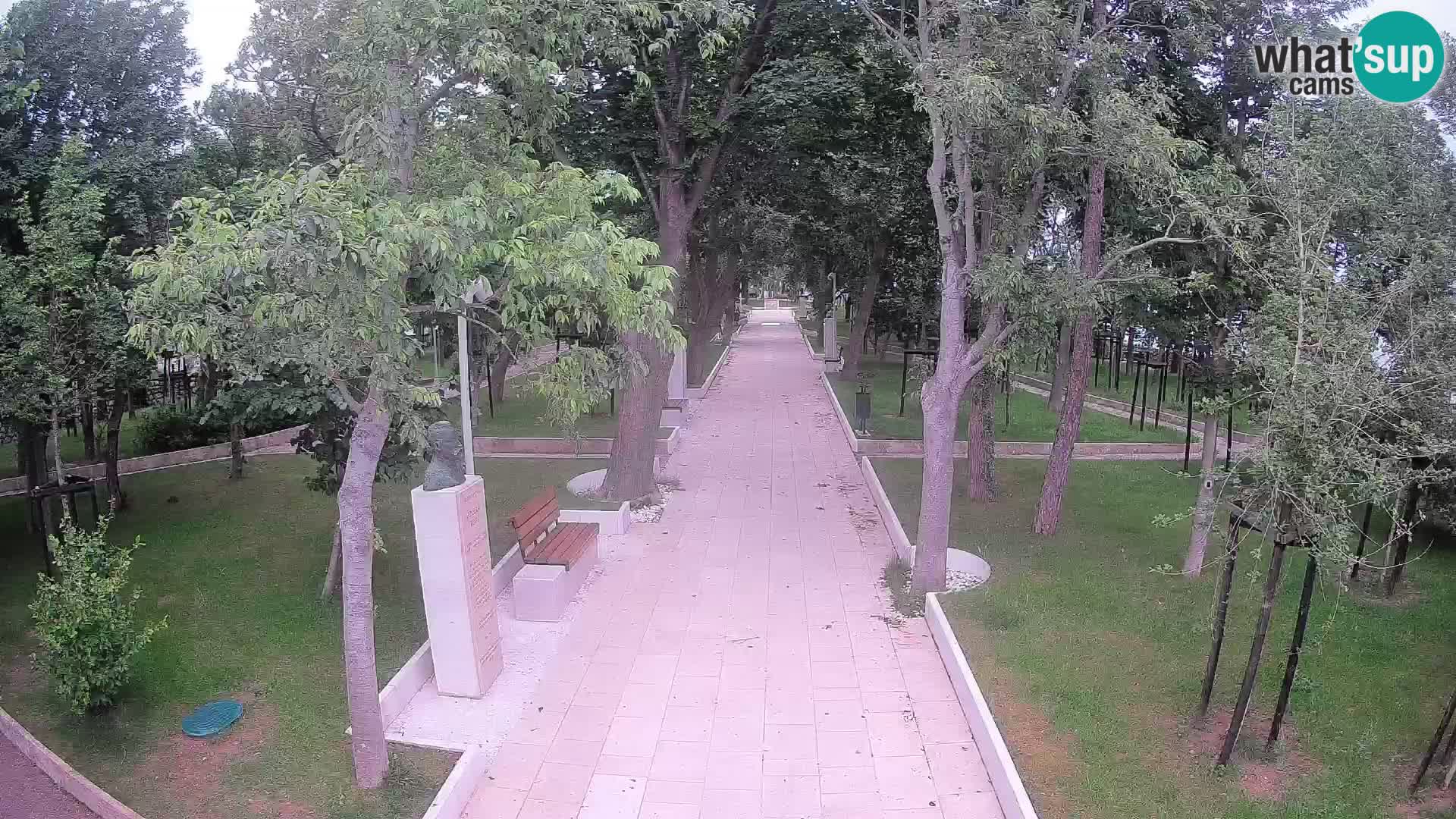 Writers’ Park Webcam Senj – Live by the Sea