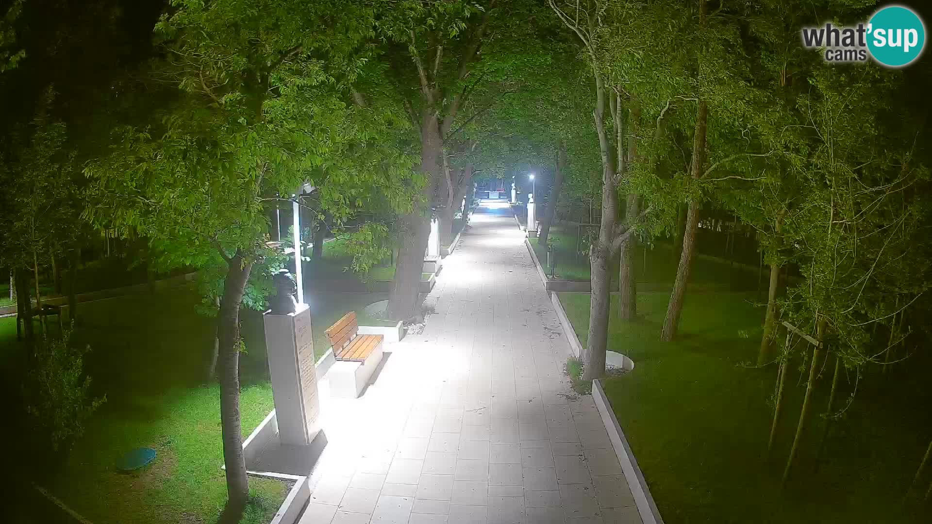 Webcam Schriftstellerpark Senj – Live am Meer