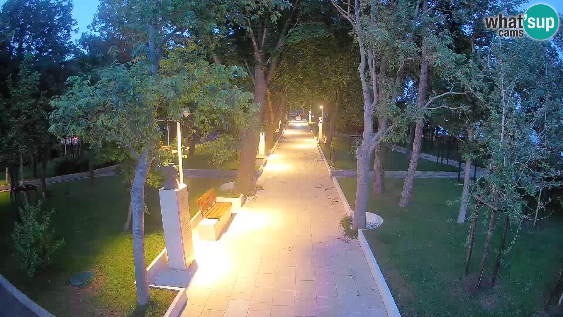 Writers’ Park Webcam Senj – Live by the Sea