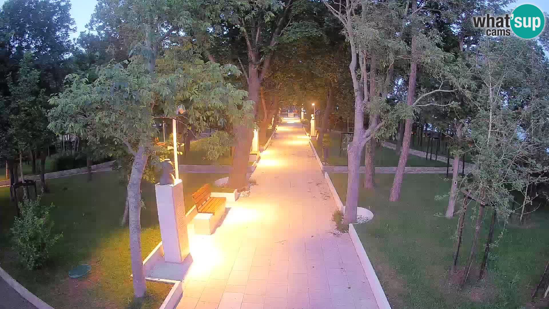 Writers’ Park Webcam Senj – Live by the Sea
