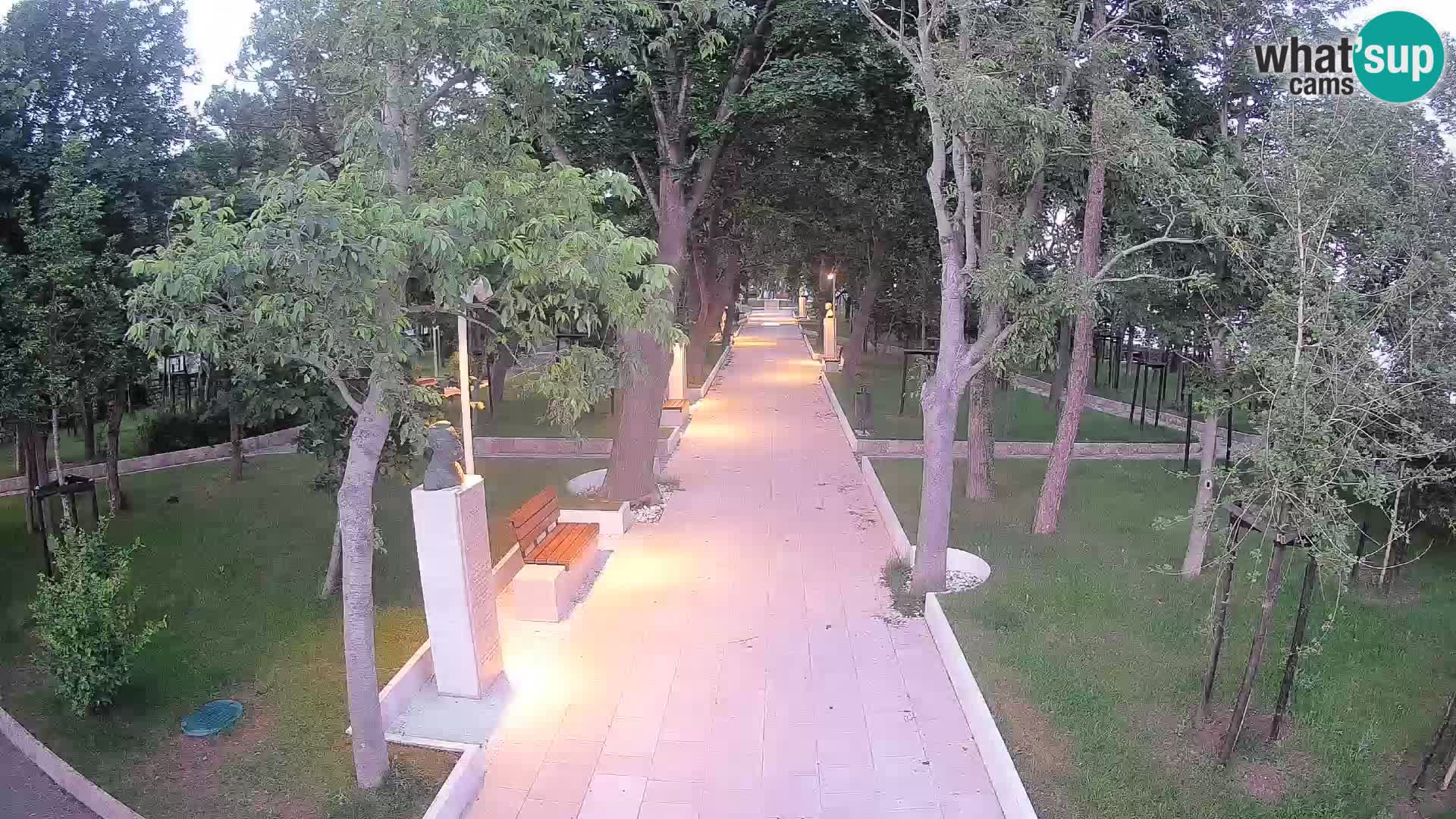 Writers’ Park Webcam Senj – Live by the Sea