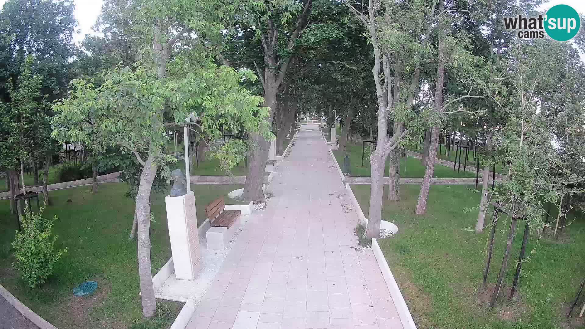 Writers’ Park Webcam Senj – Live by the Sea