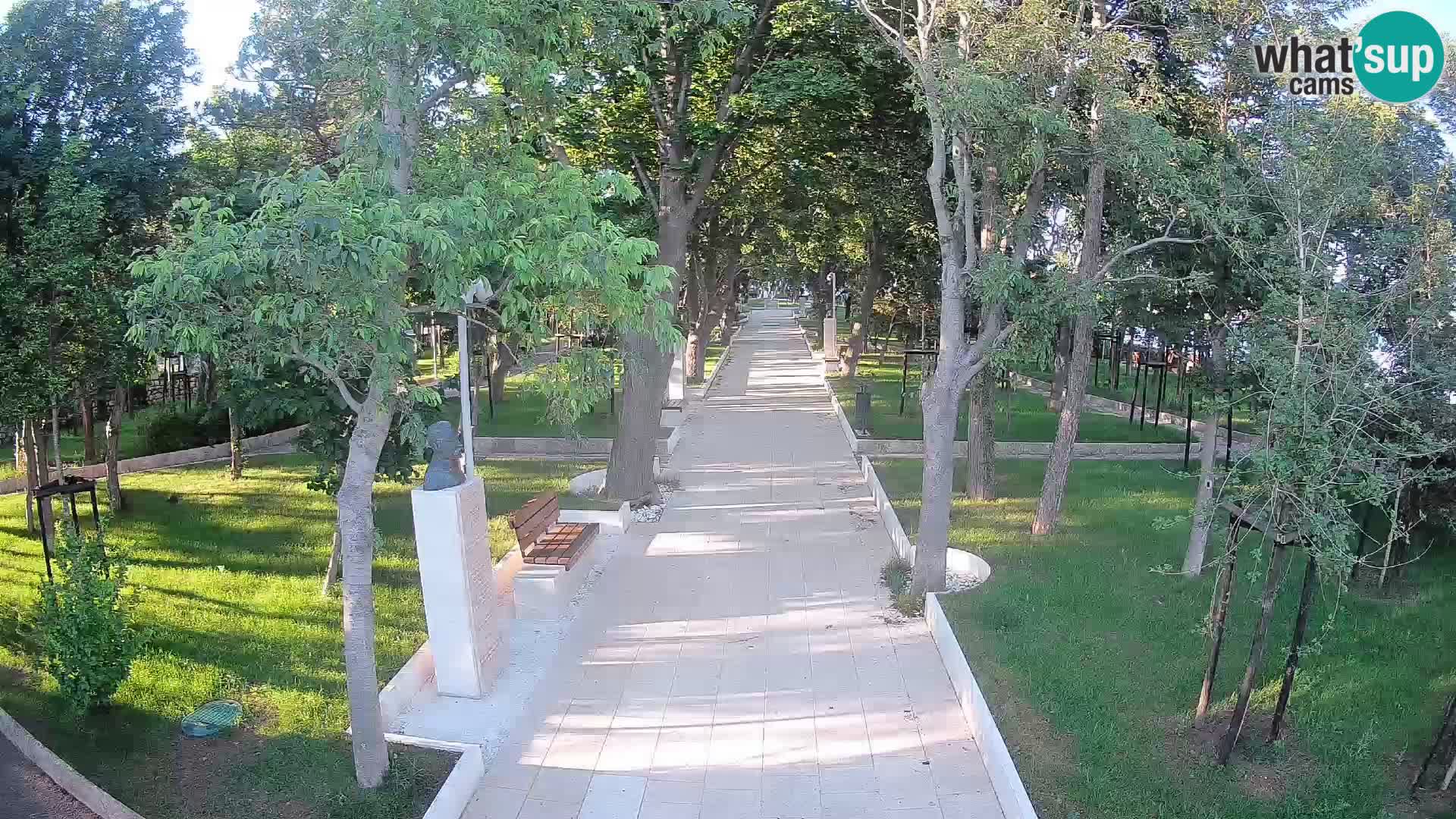 Writers’ Park Webcam Senj – Live by the Sea