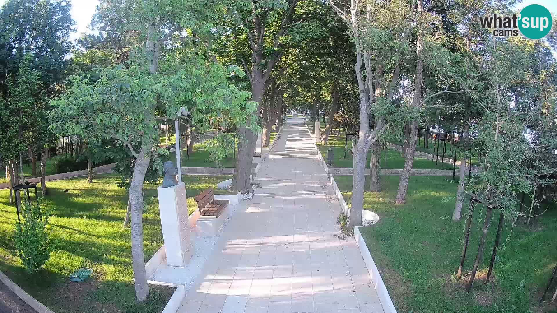 Writers’ Park Webcam Senj – Live by the Sea
