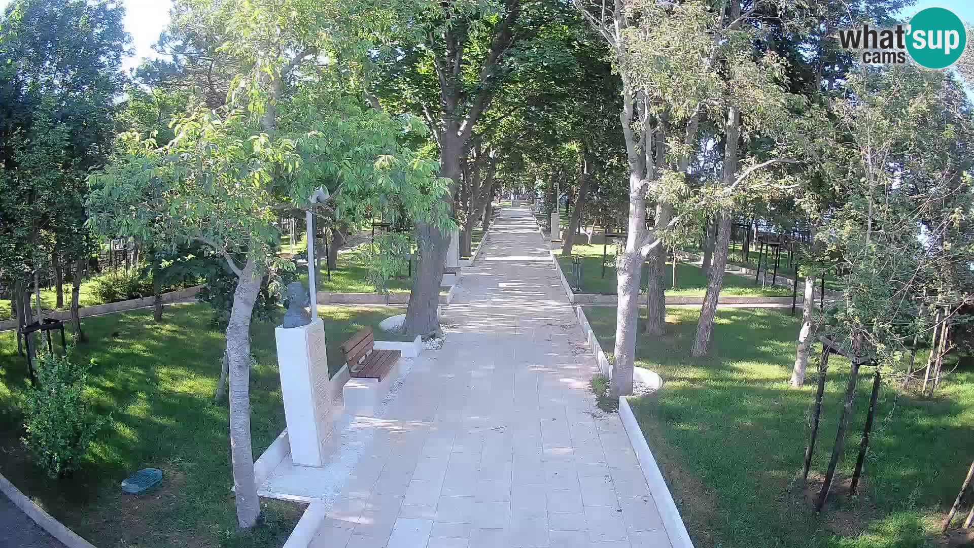 Writers’ Park Webcam Senj – Live by the Sea