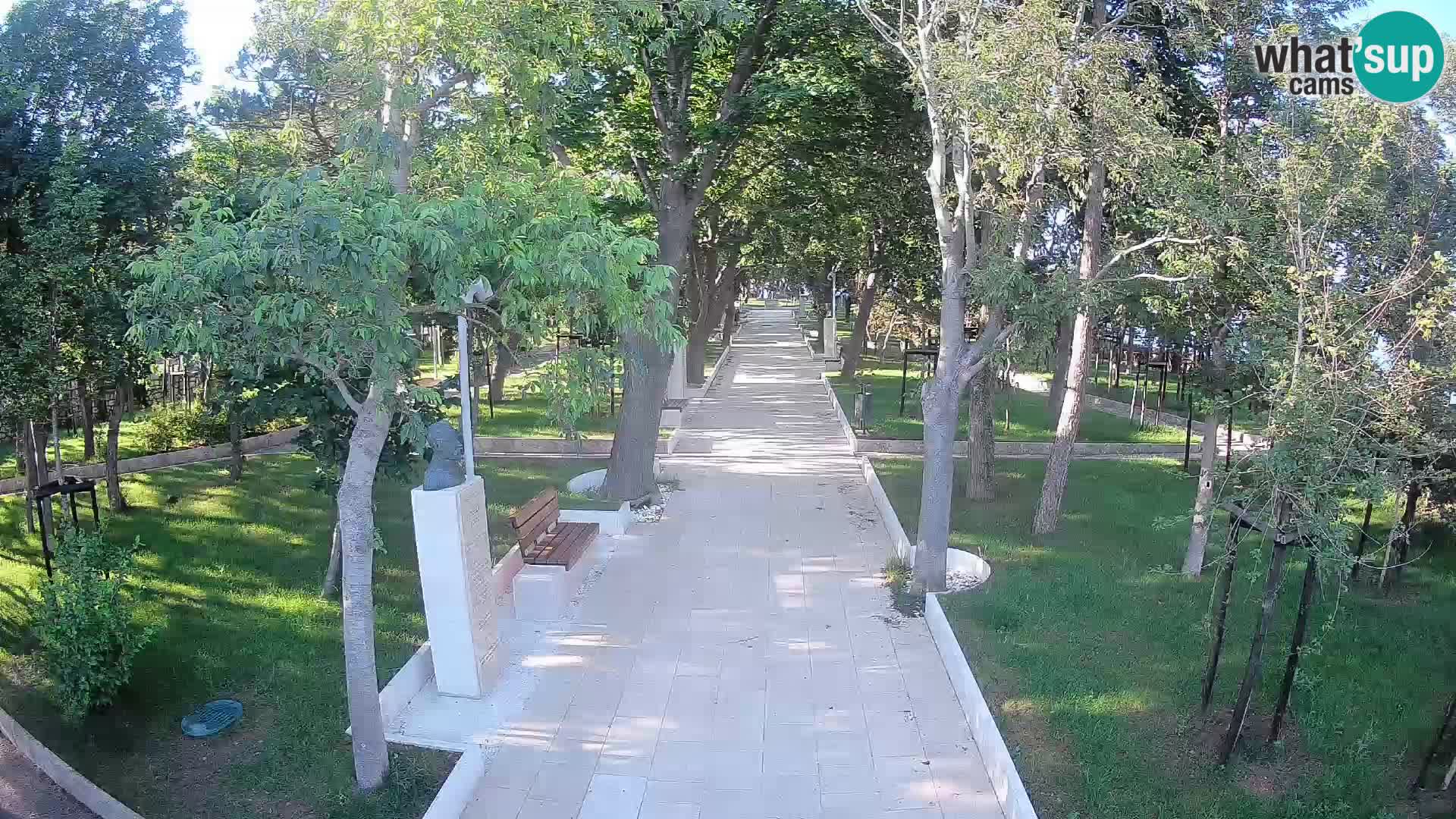 Writers’ Park Webcam Senj – Live by the Sea
