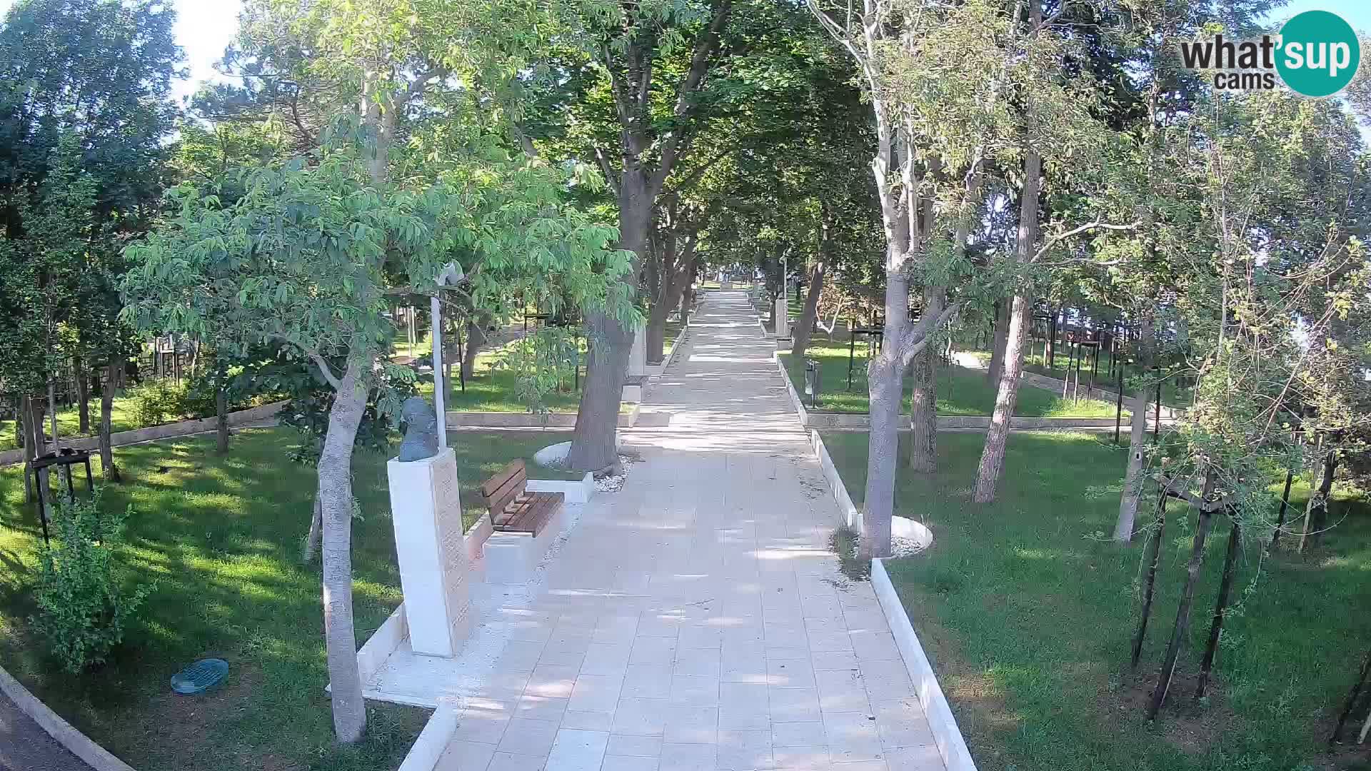 Writers’ Park Webcam Senj – Live by the Sea
