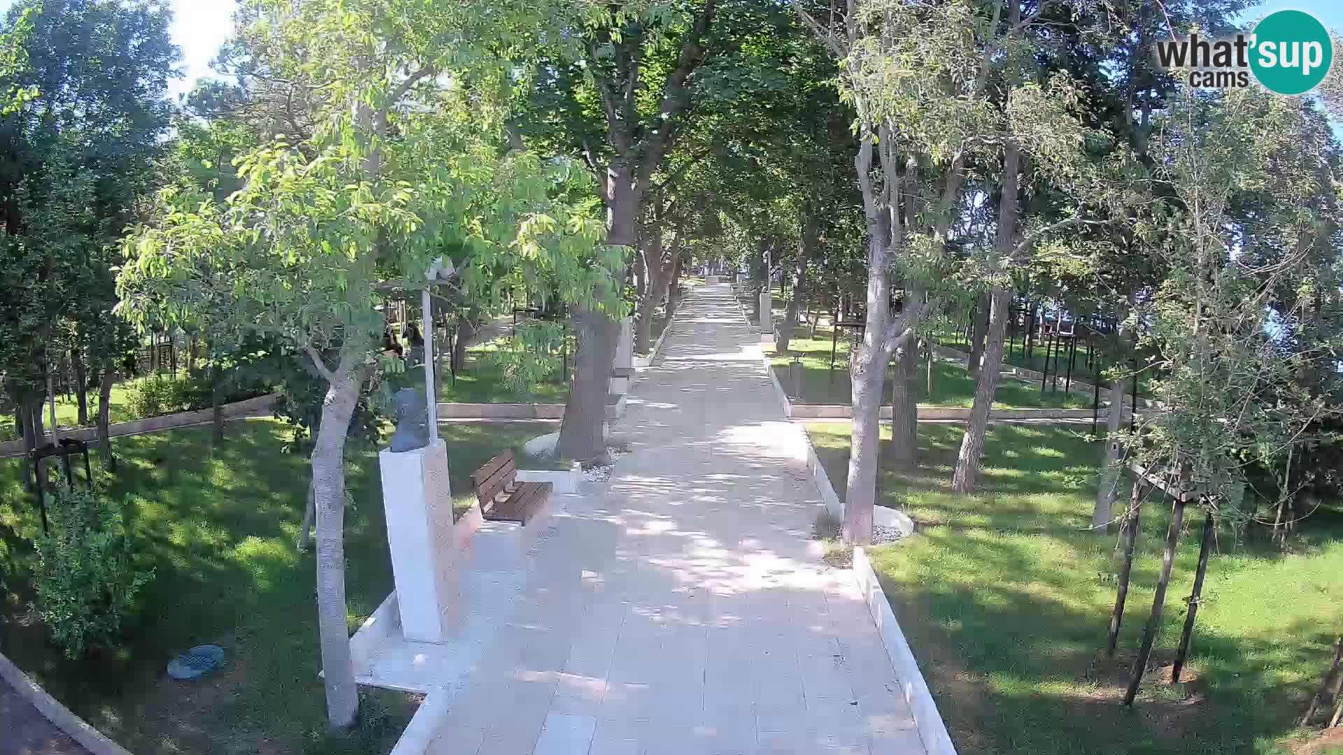 Writers’ Park Webcam Senj – Live by the Sea