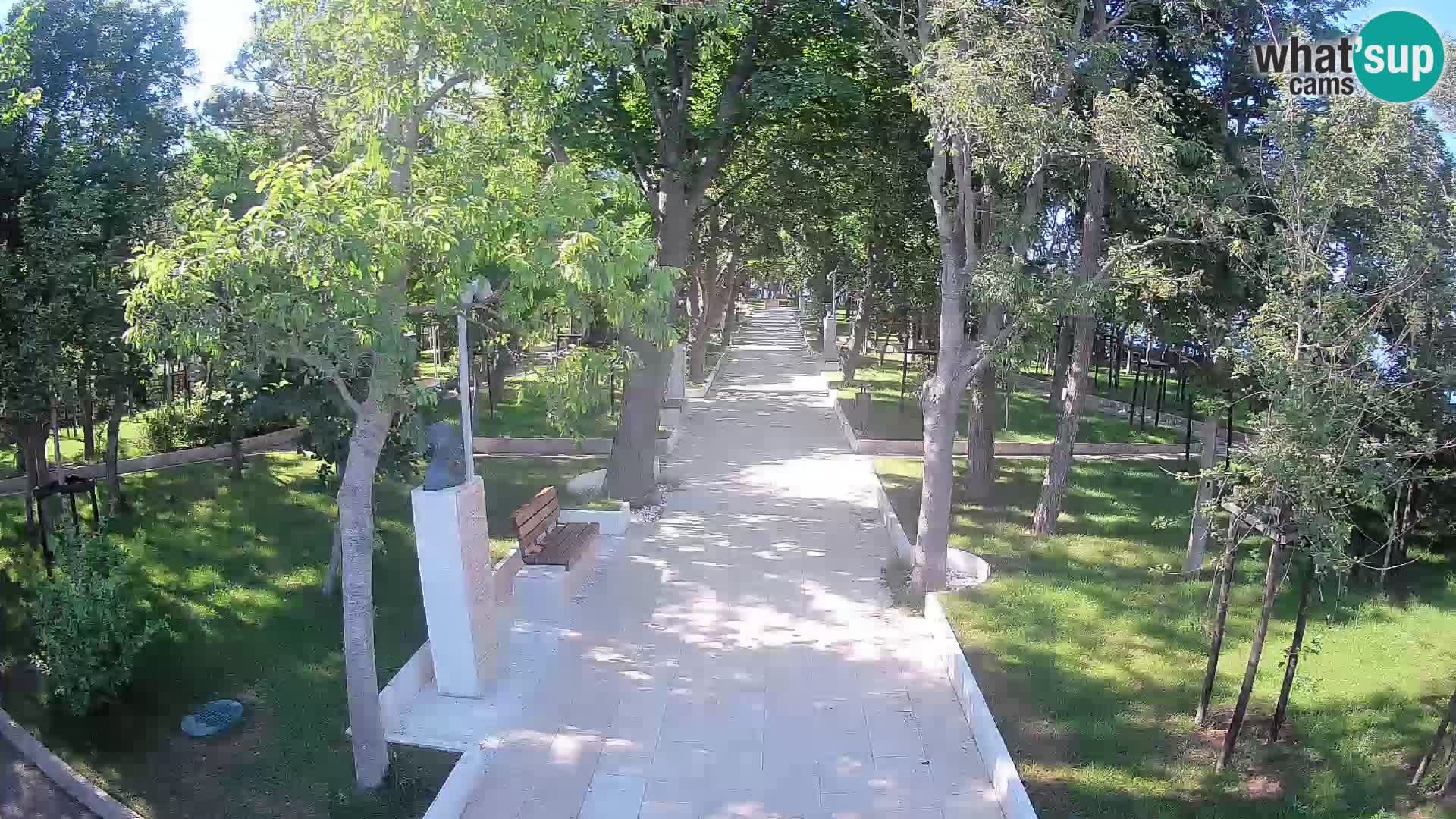 Writers’ Park Webcam Senj – Live by the Sea