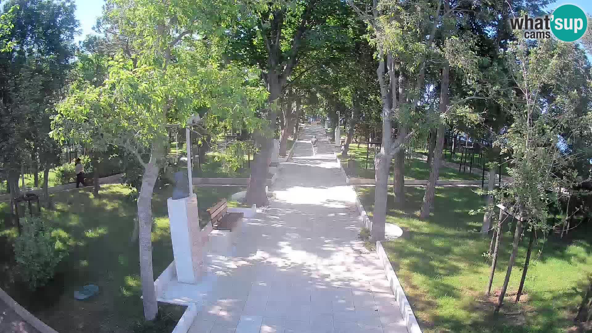 Writers’ Park Webcam Senj – Live by the Sea