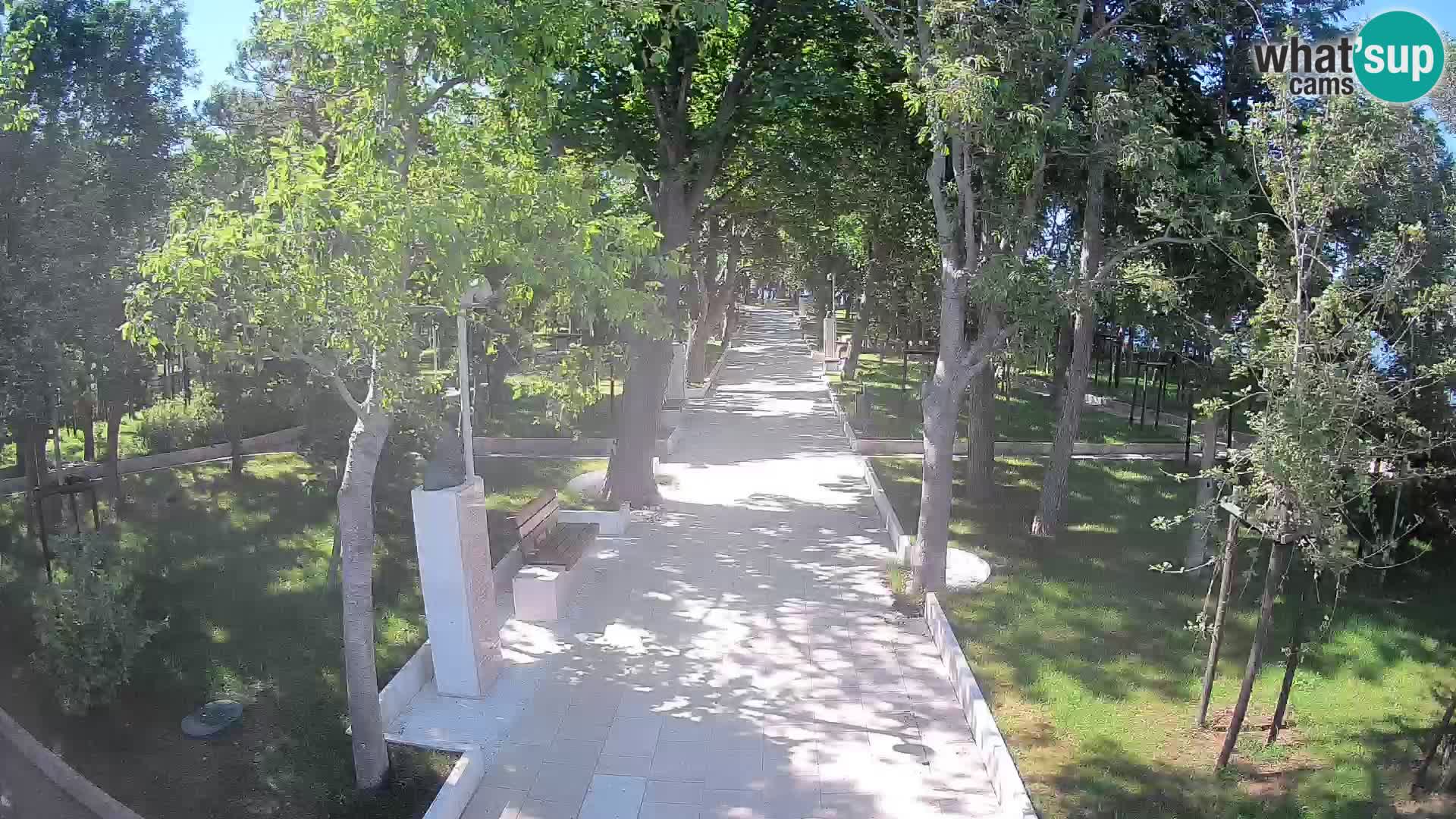 Writers’ Park Webcam Senj – Live by the Sea