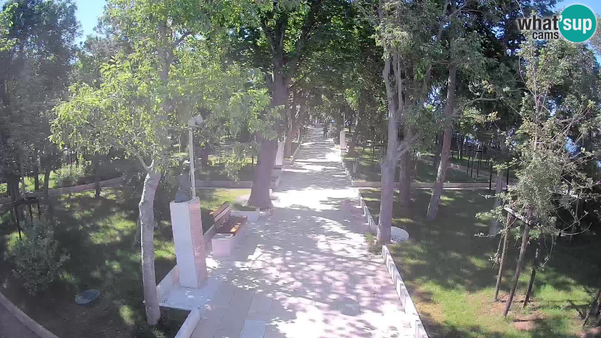 Writers’ Park Webcam Senj – Live by the Sea