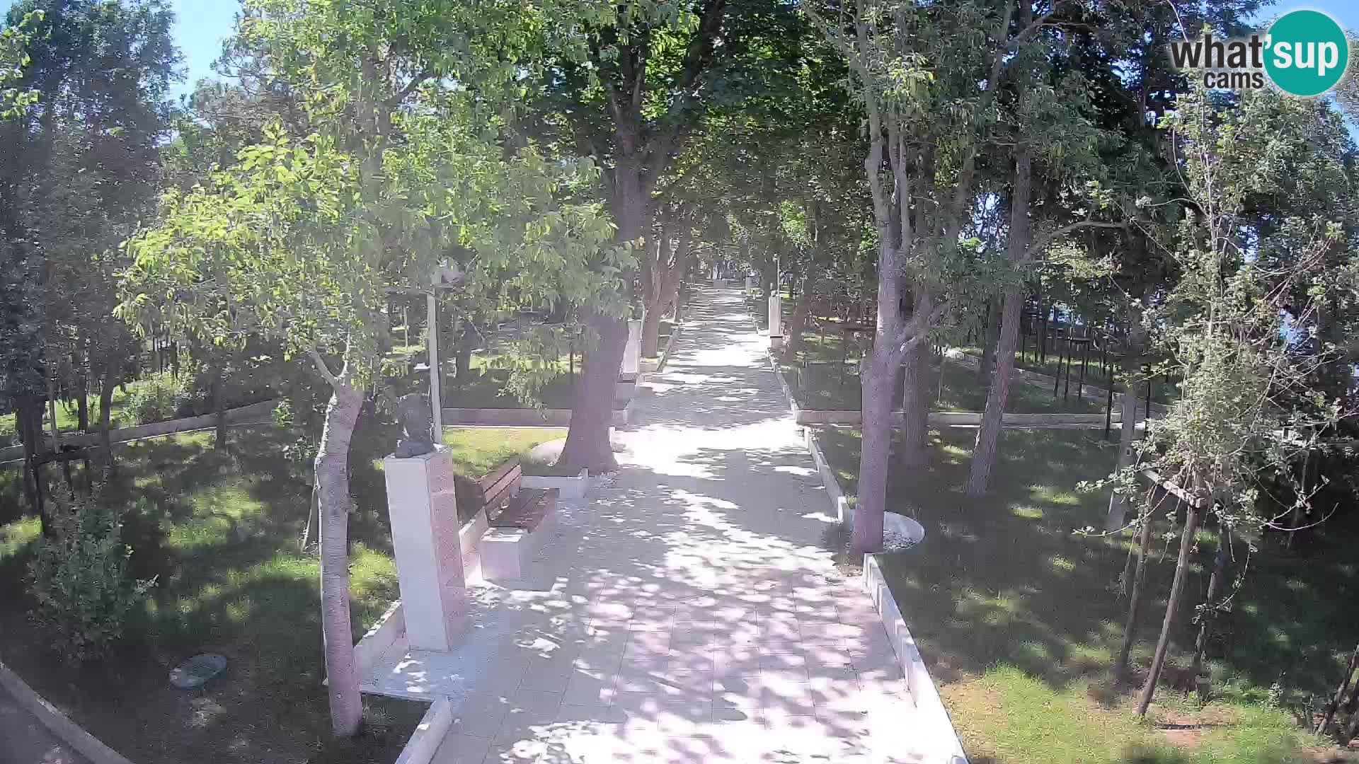 Writers’ Park Webcam Senj – Live by the Sea