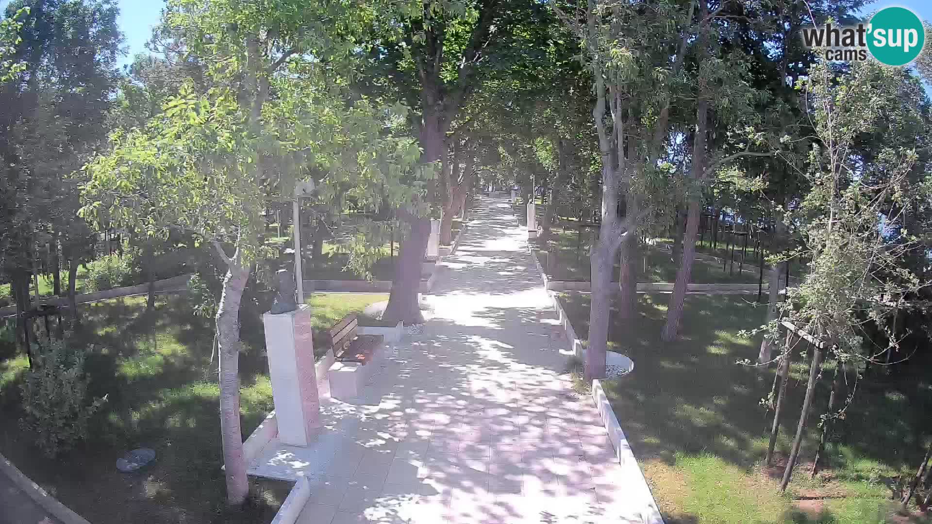 Writers’ Park Webcam Senj – Live by the Sea