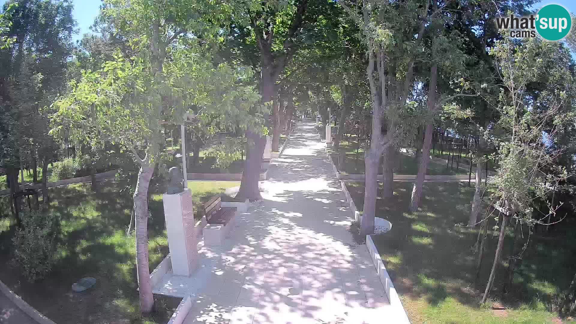 Writers’ Park Webcam Senj – Live by the Sea
